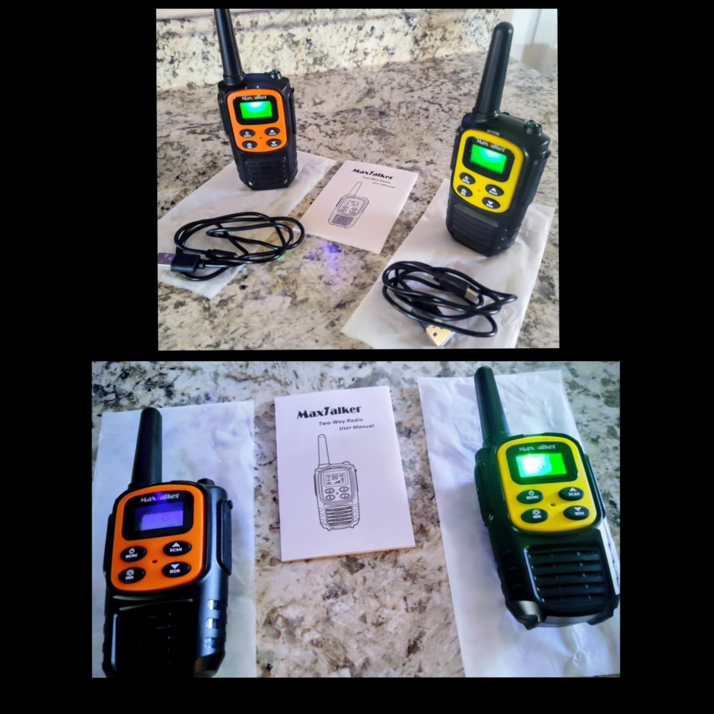 Walkie Talkies Long Range for Adults, Rechargeable FRS Two-Way Radio, 2Pack customer photo 2