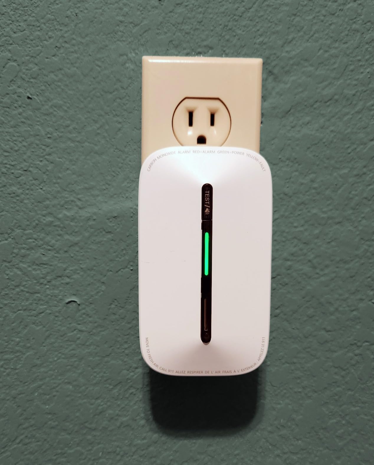 Siterlink Carbon Monoxide Detectors Plug in,10 Year Replaceable Battery customer photo 2
