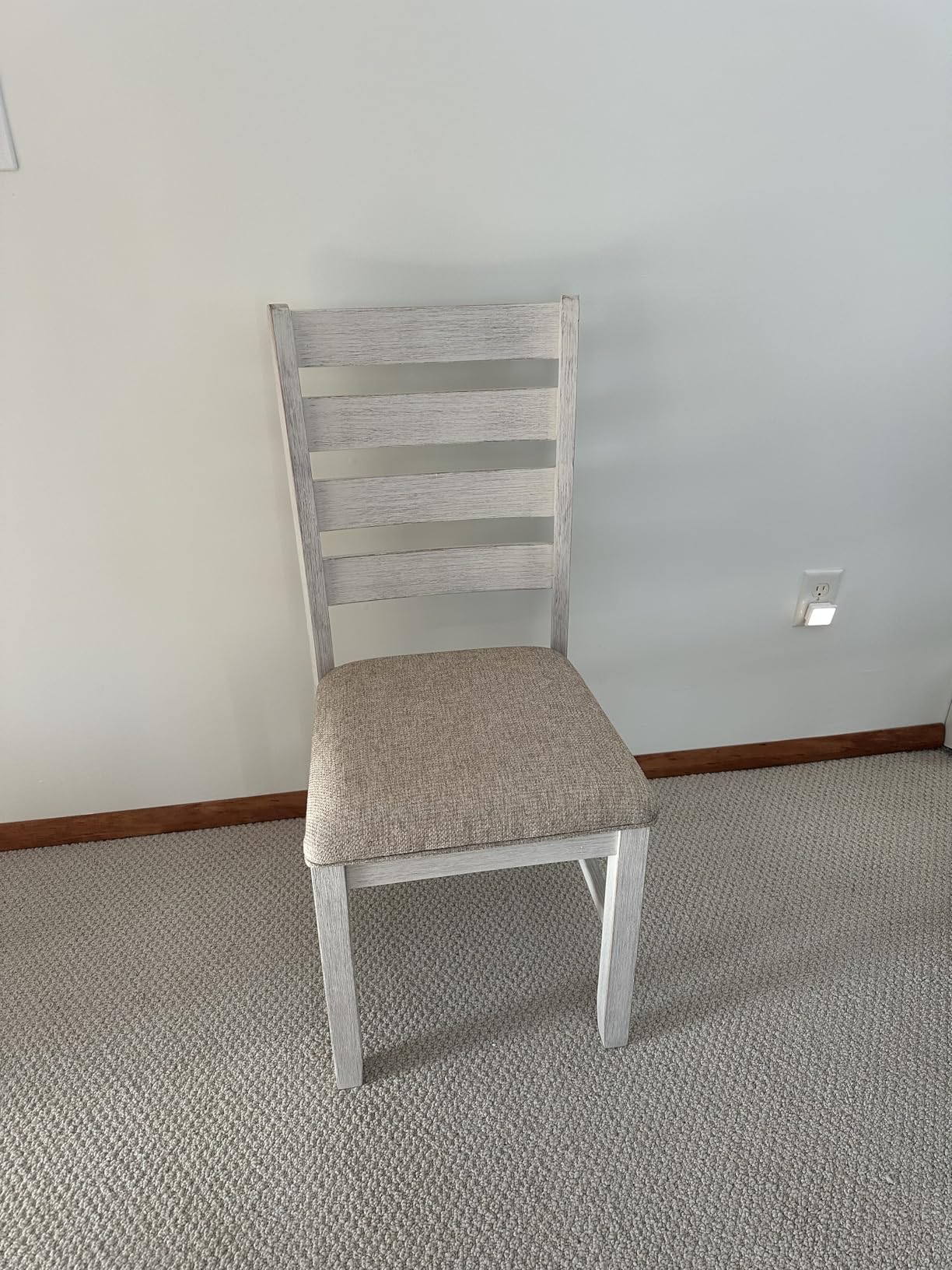 Signature Design by Ashley Upholstered Dining Chair, Set of 2, White customer photo 2