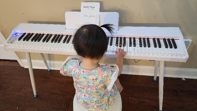 Digital Piano 88 Key Semi Weighted Keyboard, Electric Piano customer photo 2