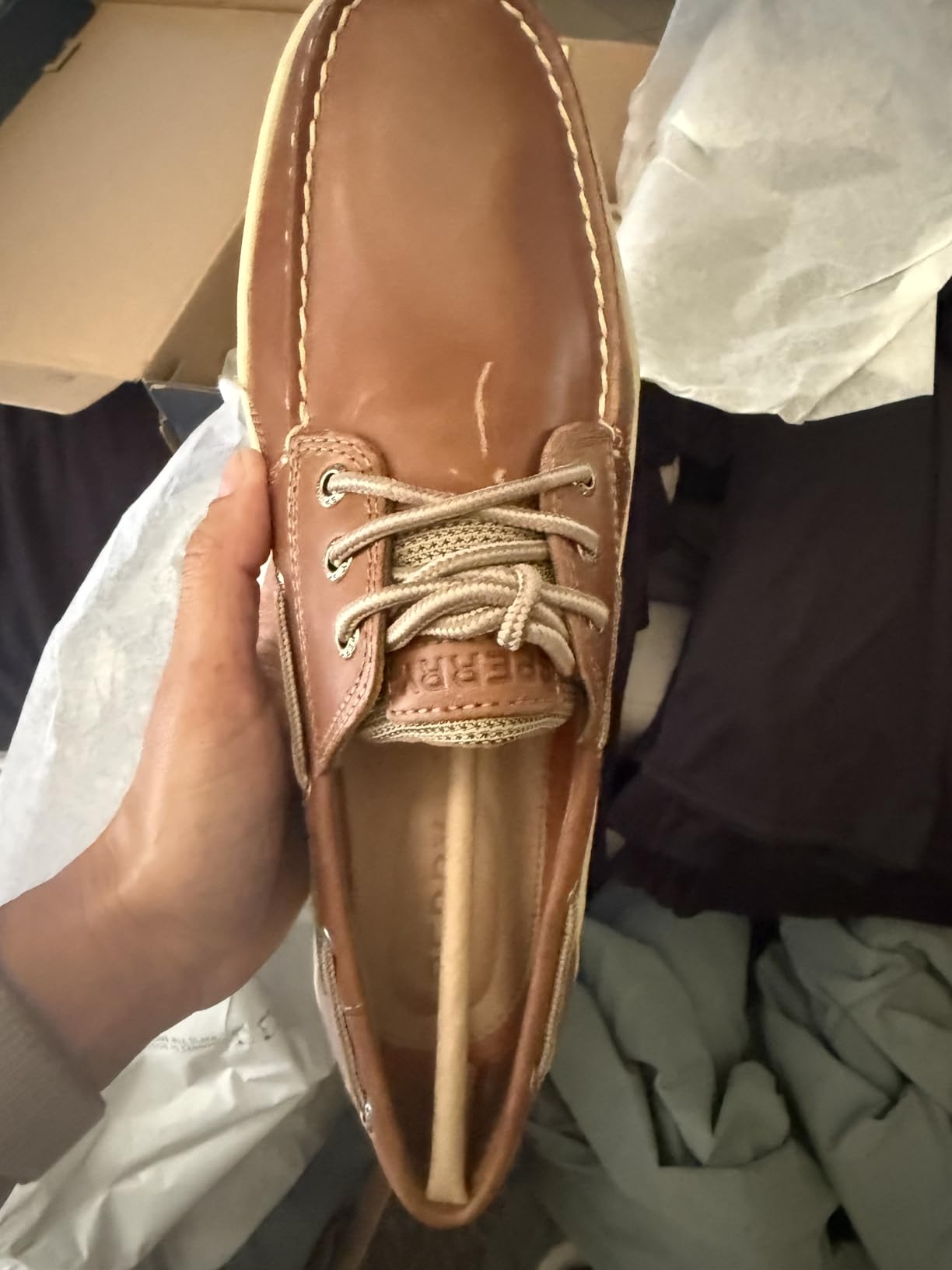 Sperry Men's Billfish™ 3-Eye Leather Boat Shoe customer photo 2