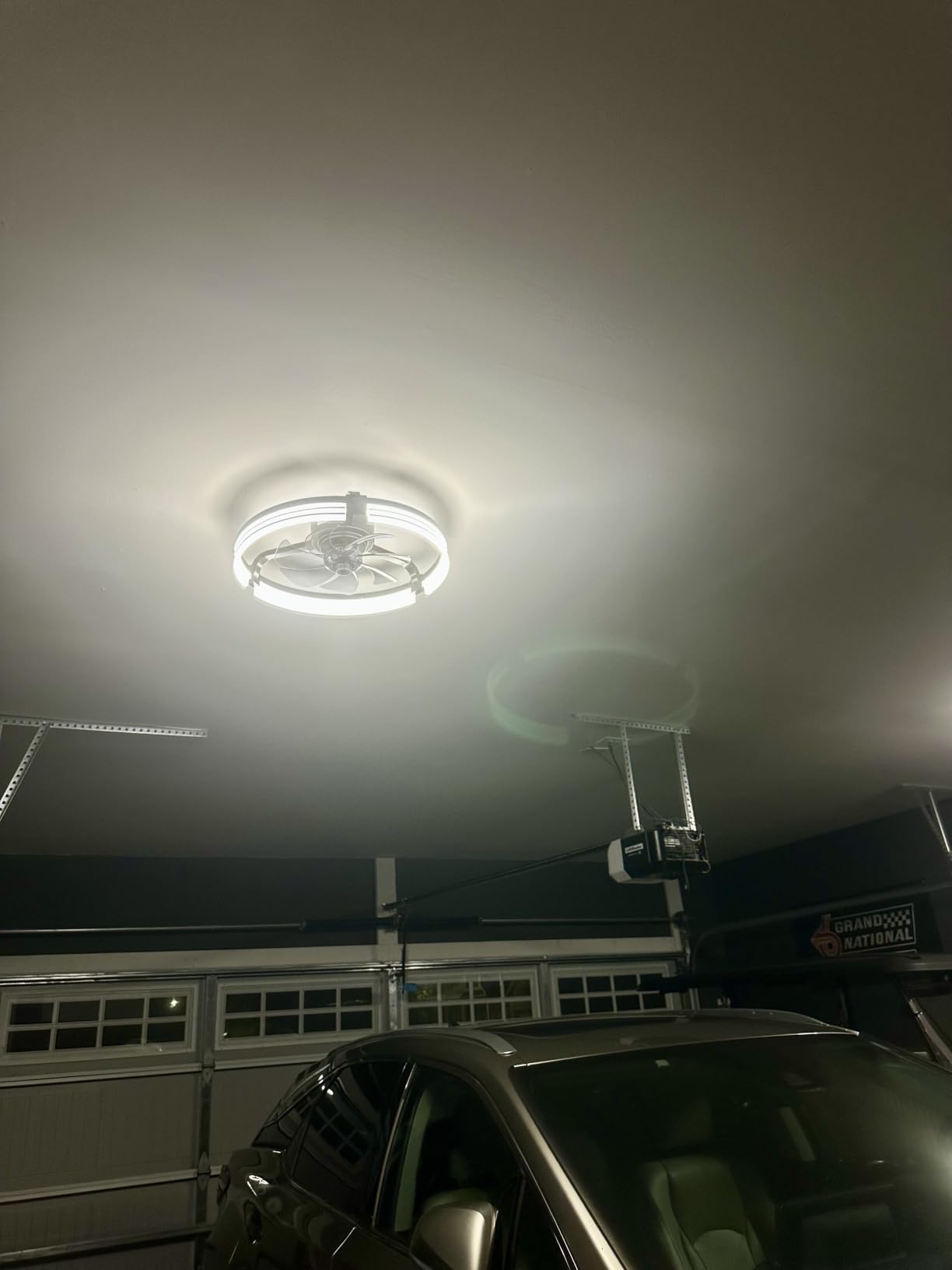 ZMISHIBO Low Profile Ceiling Fans with Lights and Remote, 20