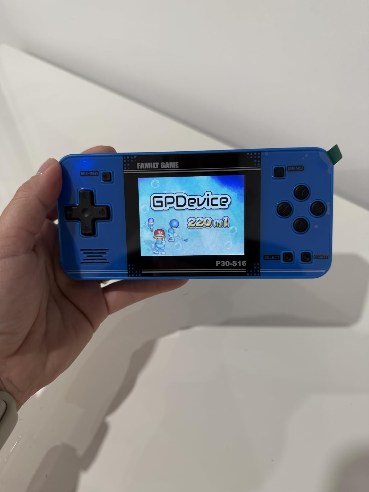 Handheld Game for Kids -Preloaded 220 Retro Video Games, Portable Gaming Player with Rechargeable Battery 3.0