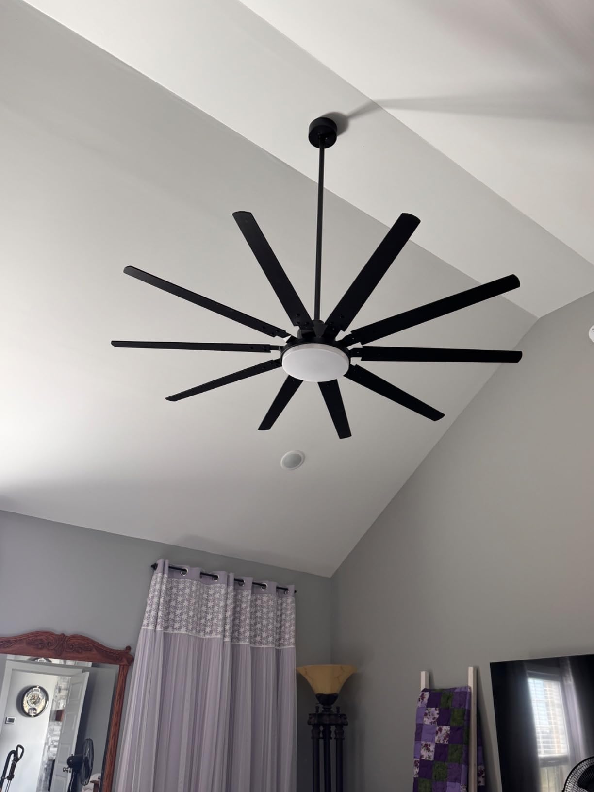 Fanbulous 72 inch Large Ceiling Fans with Lights and Remote, 32W LED light customer photo 1
