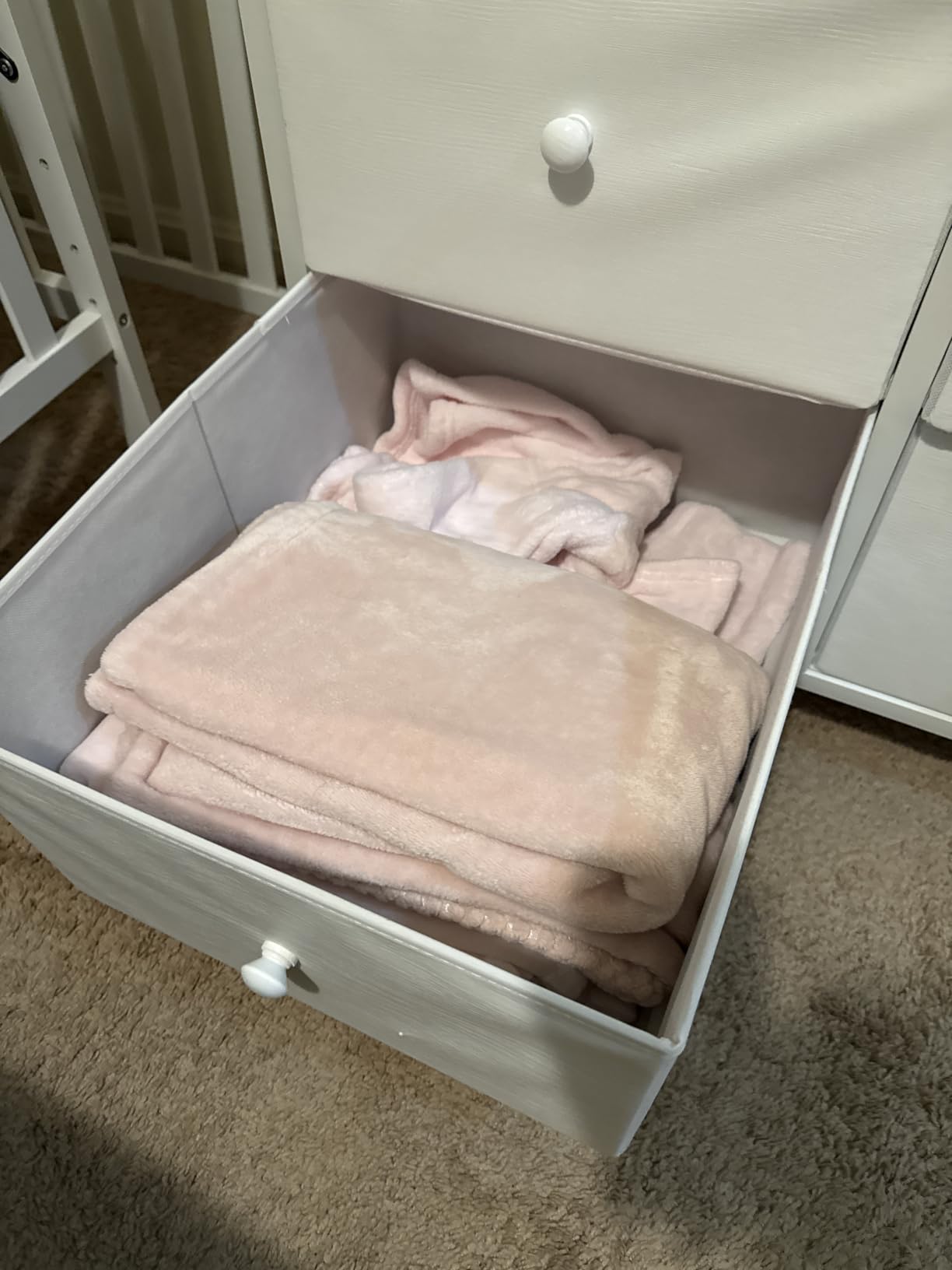 BOLUO White Changing Table Dresser with 6 Drawers Baby Dresser with Changing Table Top Diaper Changing Station with Storage for Nursery Modern customer photo 1