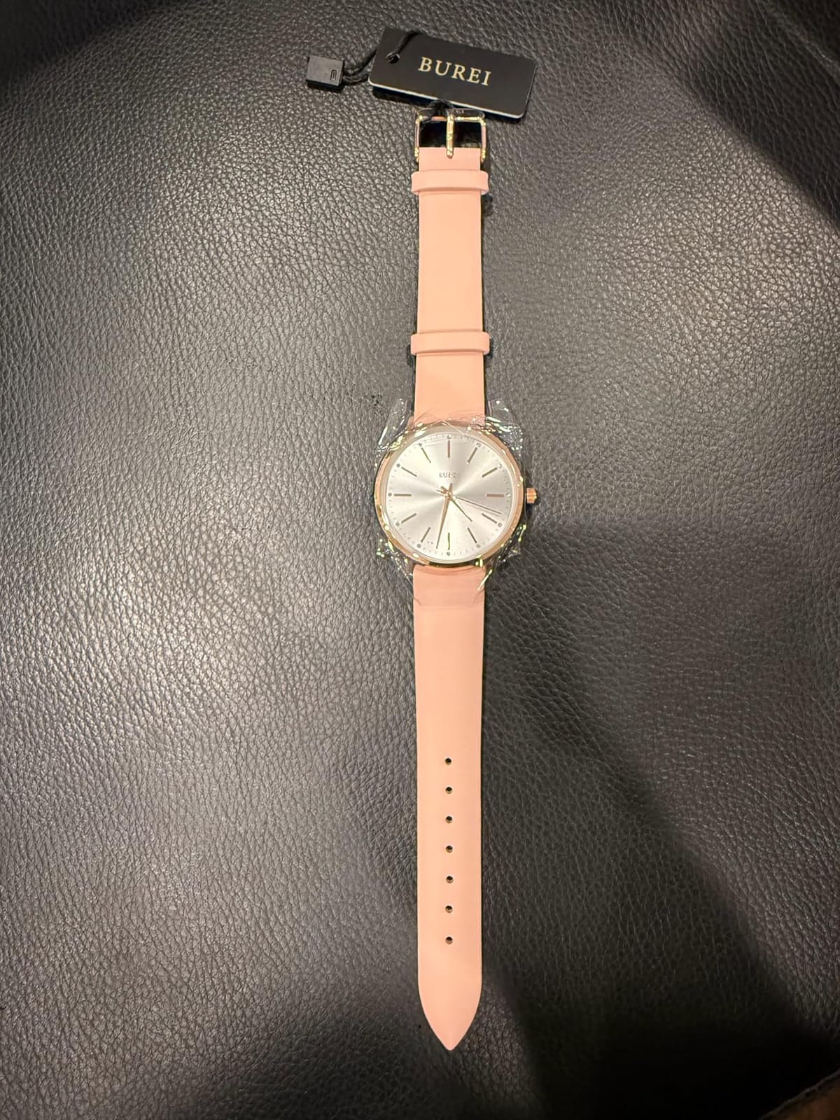 BUREI Women Wrist Watches Large Face Fashion Minimalist Analog Leather Quartz Waterproof Watches for Women, Mothers Day Gifts for Mom customer photo 2