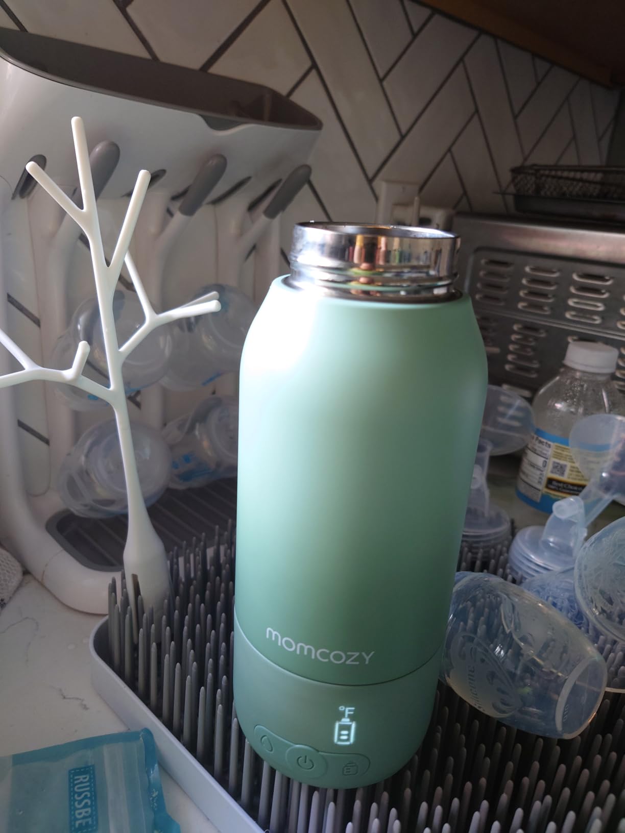 Momcozy Portable Bottle Warmer for Breast Milk, Baby Travel Essentials customer photo 1