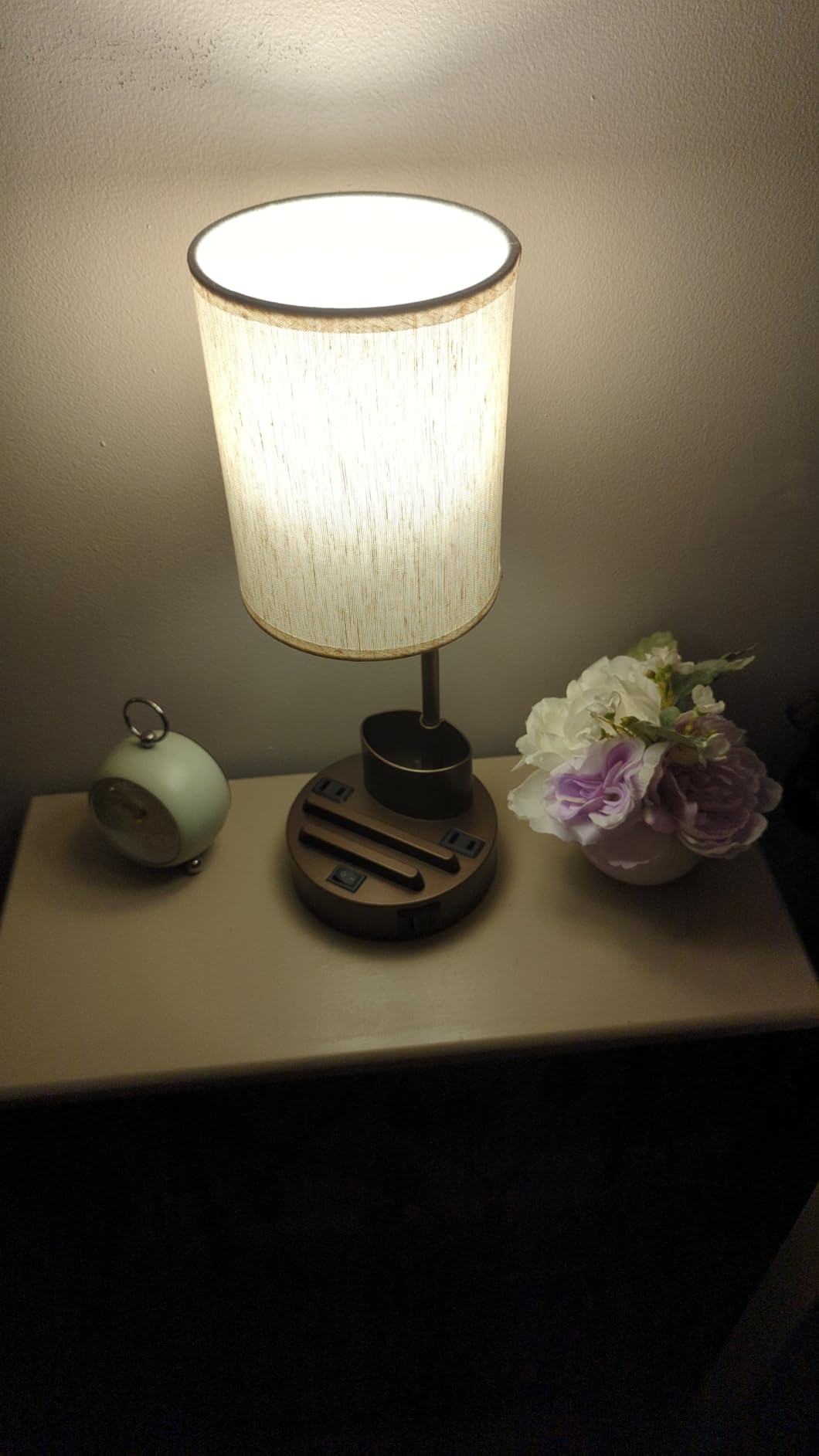 Fenmzee Bedside Lamps for Bedroom Set of 2 - Table Desk Lamp for Nightstand customer photo 1