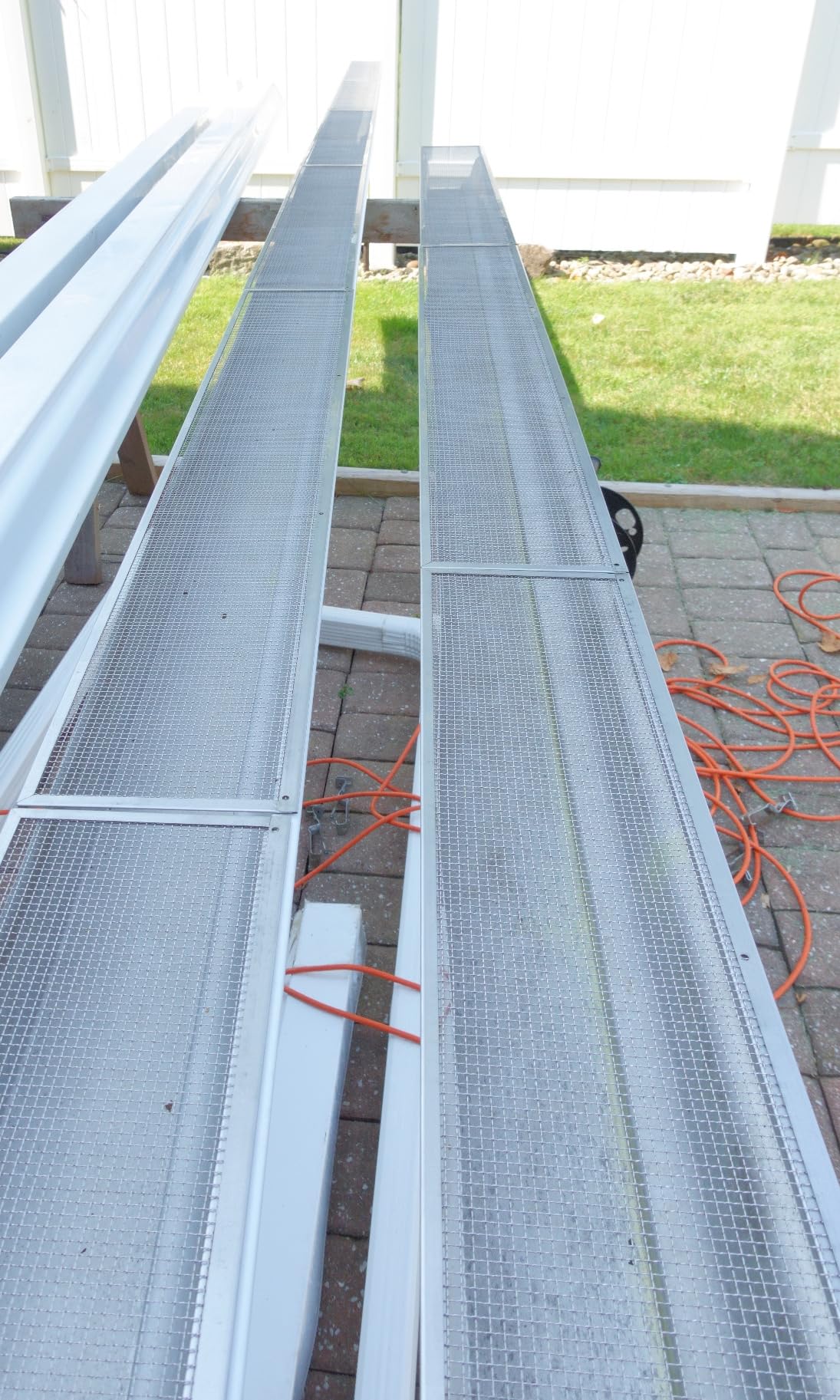 5 Inch Gutter Guard, 100% Stainless Steel High-Flow Leaf Screen customer photo 1