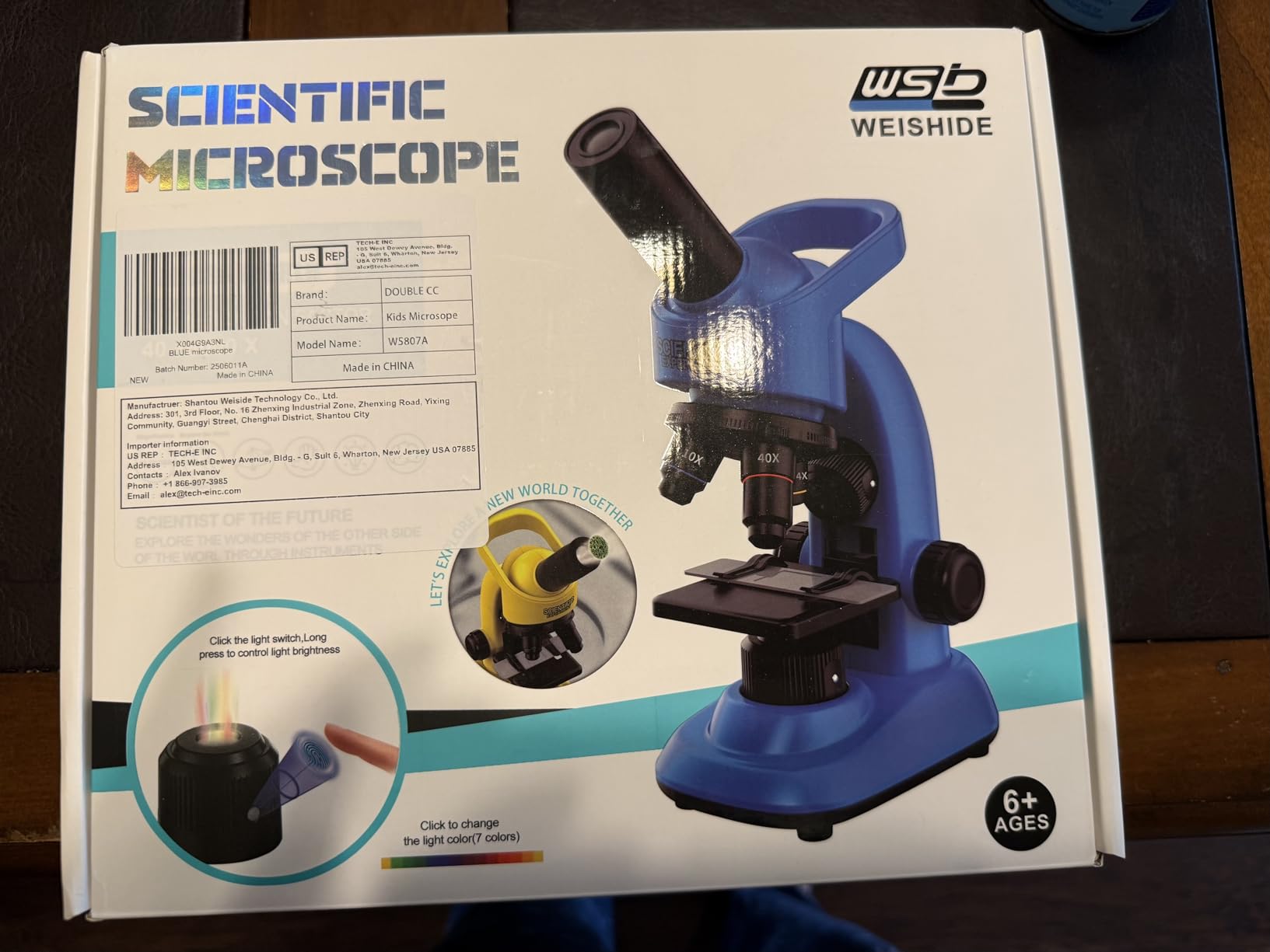 Kids Microscope,40-1600x Microscope Kit for Kids Beginners Children,STEM Kit,Prepared Slides,LED Light and Configured Various Operating Tools- Science Experiment Toy for Kids Ages 6-12 customer photo 2