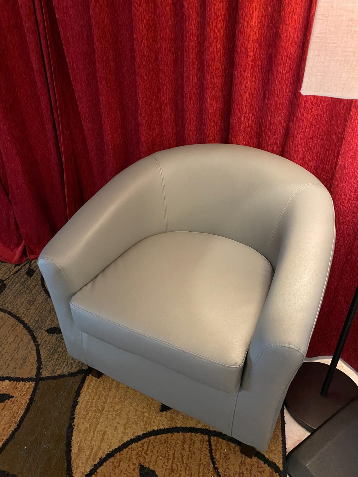 Yaheetech Accent Chairs, Corduroy Barrel Armchairs, Dark Green customer photo 1