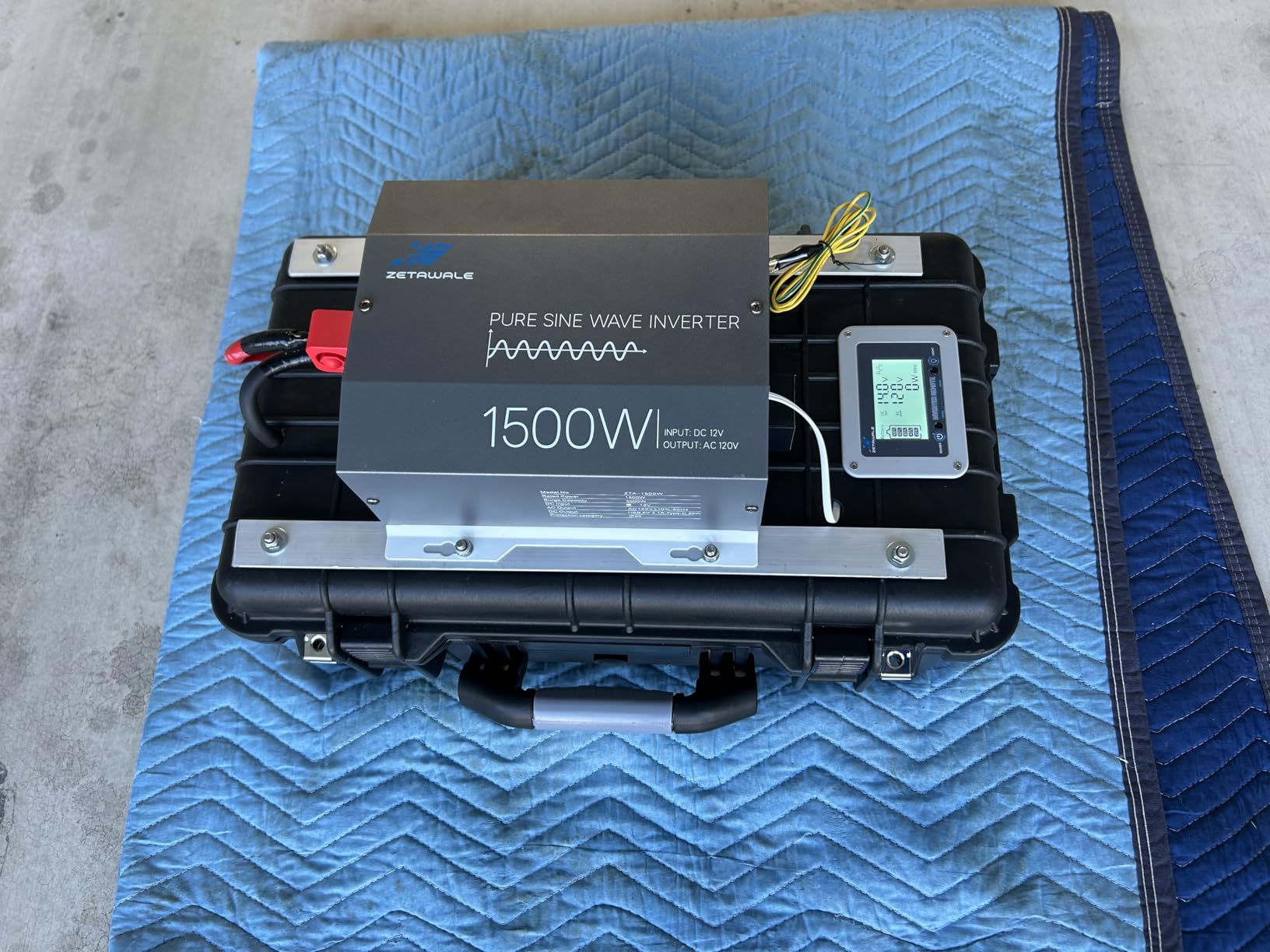2500W Pure Sine Wave Inverter 12V DC to 120V AC with Built-in ATS for RVs customer photo 1
