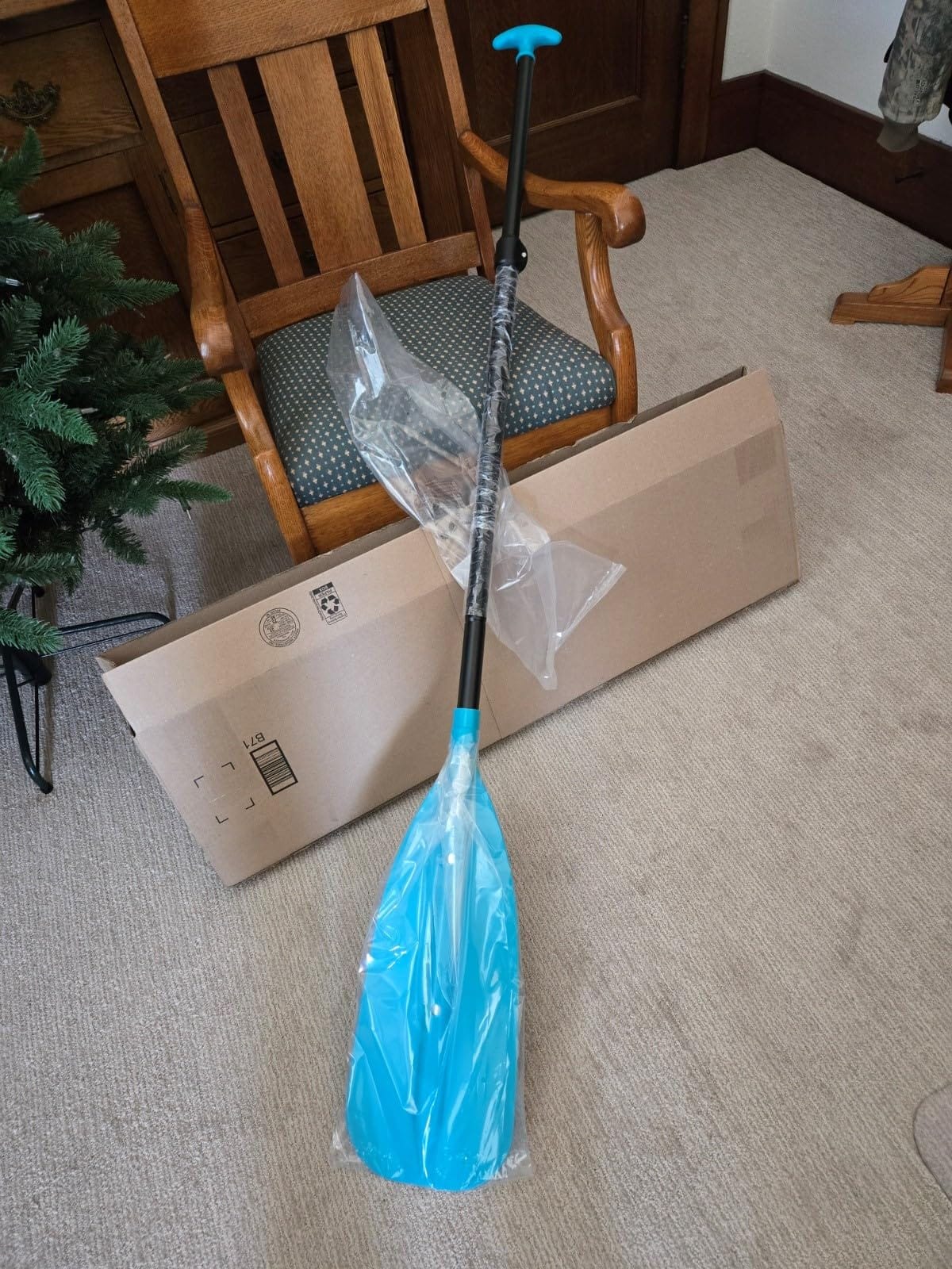 OCEANBROAD Canoe Paddle, Adjustable from 4'3''to 5'3'', 3-Piece Boat Paddle customer photo 1