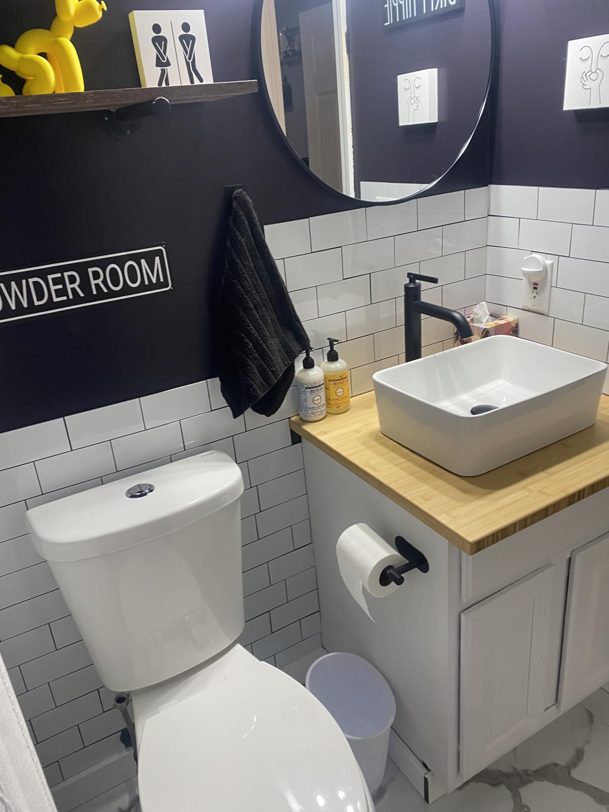 Logmey 19 Inch Bathroom Sink 19x15 Bathrooom Sinks White Vessel Sink Porcelain Ceramic Modern Rectangular Countertop Vanity Sink Art Basin customer photo 2