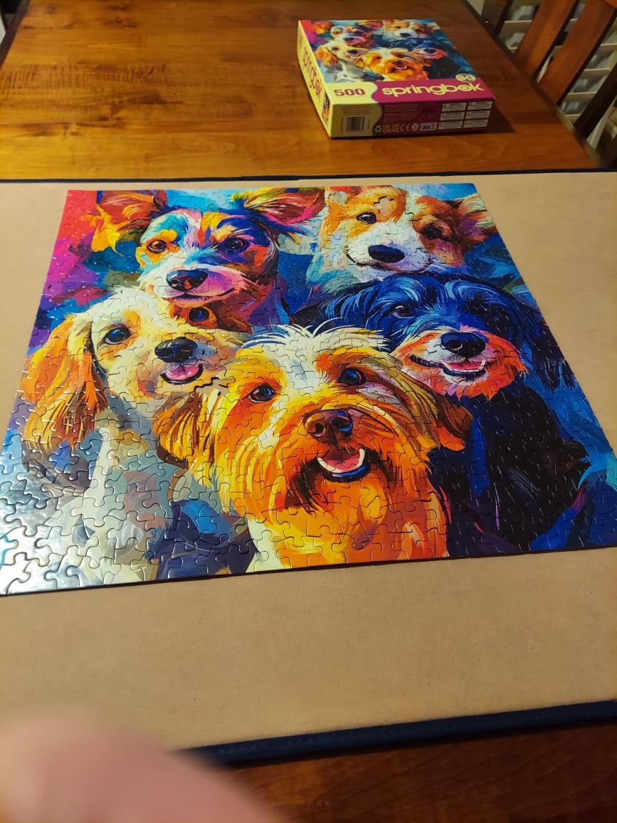 BuilderButler 1000 Pieces Rotating Puzzle Board with 4 Drawers,28.74