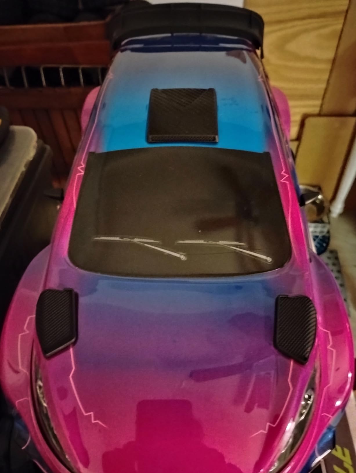 CROBOLL 1/10 Brushless Carbon Fiber RC Rally Cars with Gyro, Max 50 mph,RTR customer photo 1