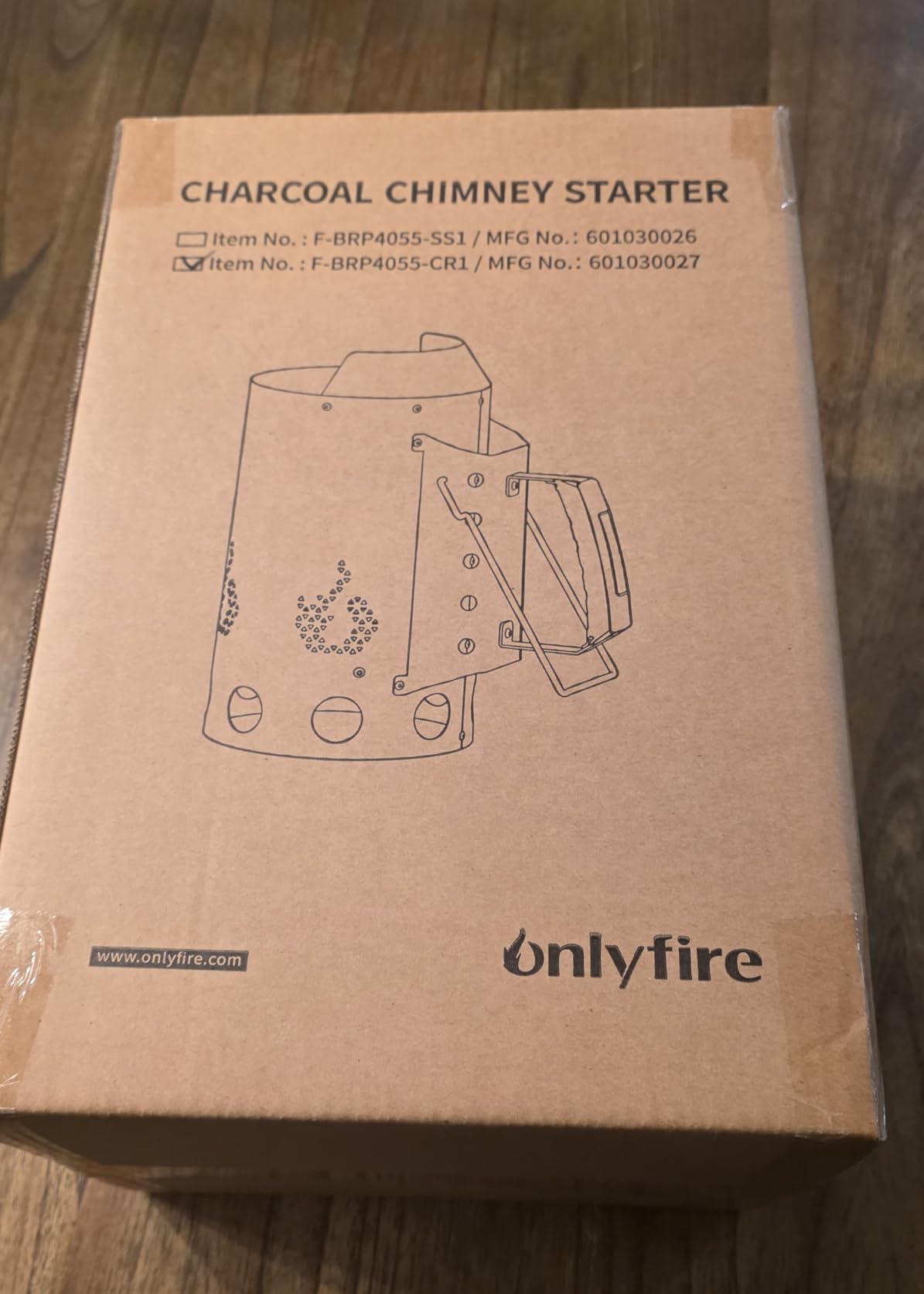 onlyfire Heavy Duty Deluxe Stainless Steel Charcoal Chimney Starter customer photo 2