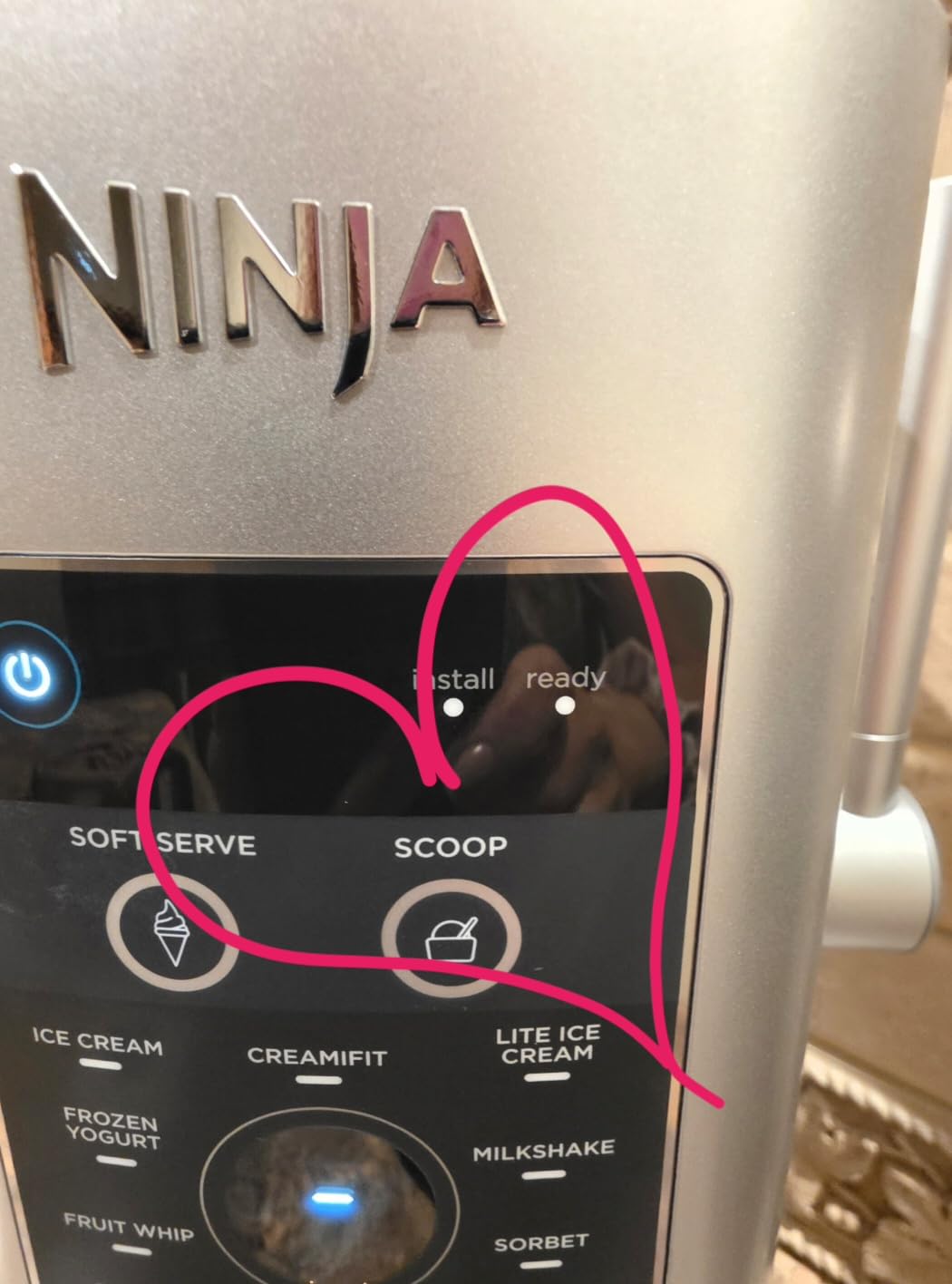 Ninja Creami Scoop & Swirl 13-in-1 Ice Cream and Soft Serve Maker, NC701 customer photo 1