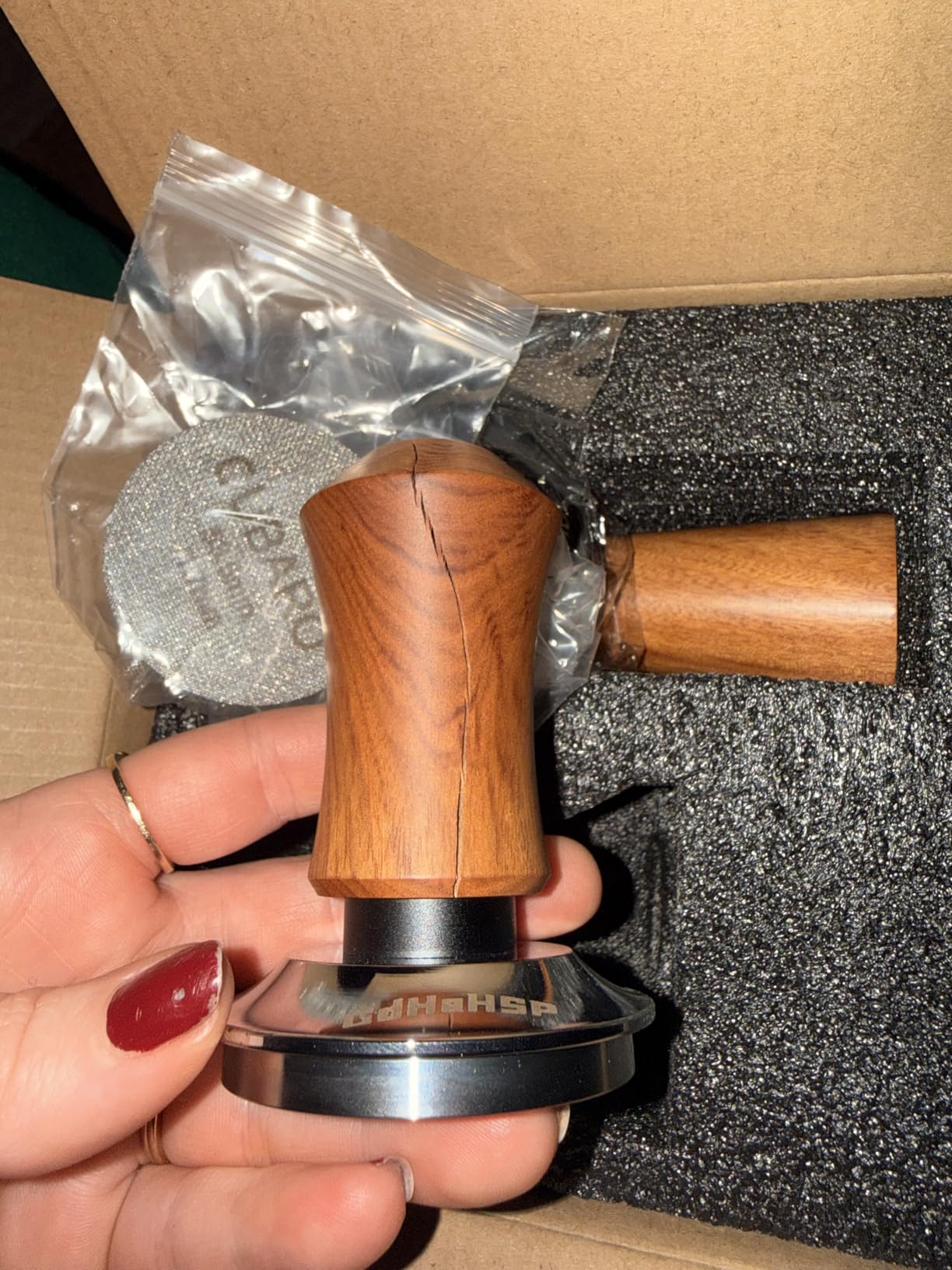 51mm Espresso Accessories Kit with Tamper, WDT Tool and Funnel customer photo 2