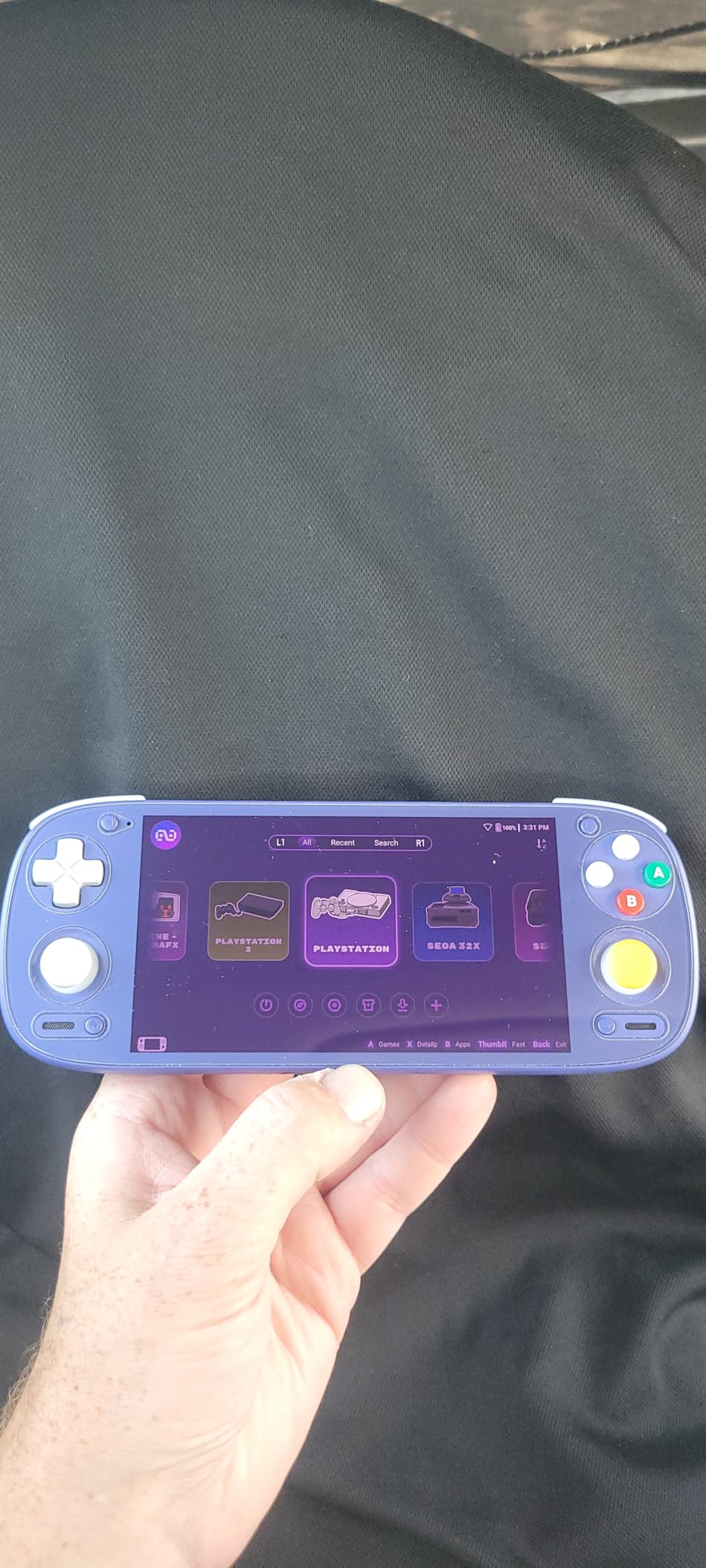 Retroid Pocket 5 Retro Handheld Game Console, 8+128G, 5.5-inch touchscreen 1080p Portable Android Gaming Handheld with Adreno 650 GPU & WiFi 6/BT5.1, Snapdragon 865 Processor, Android 13 (GC) customer photo 1