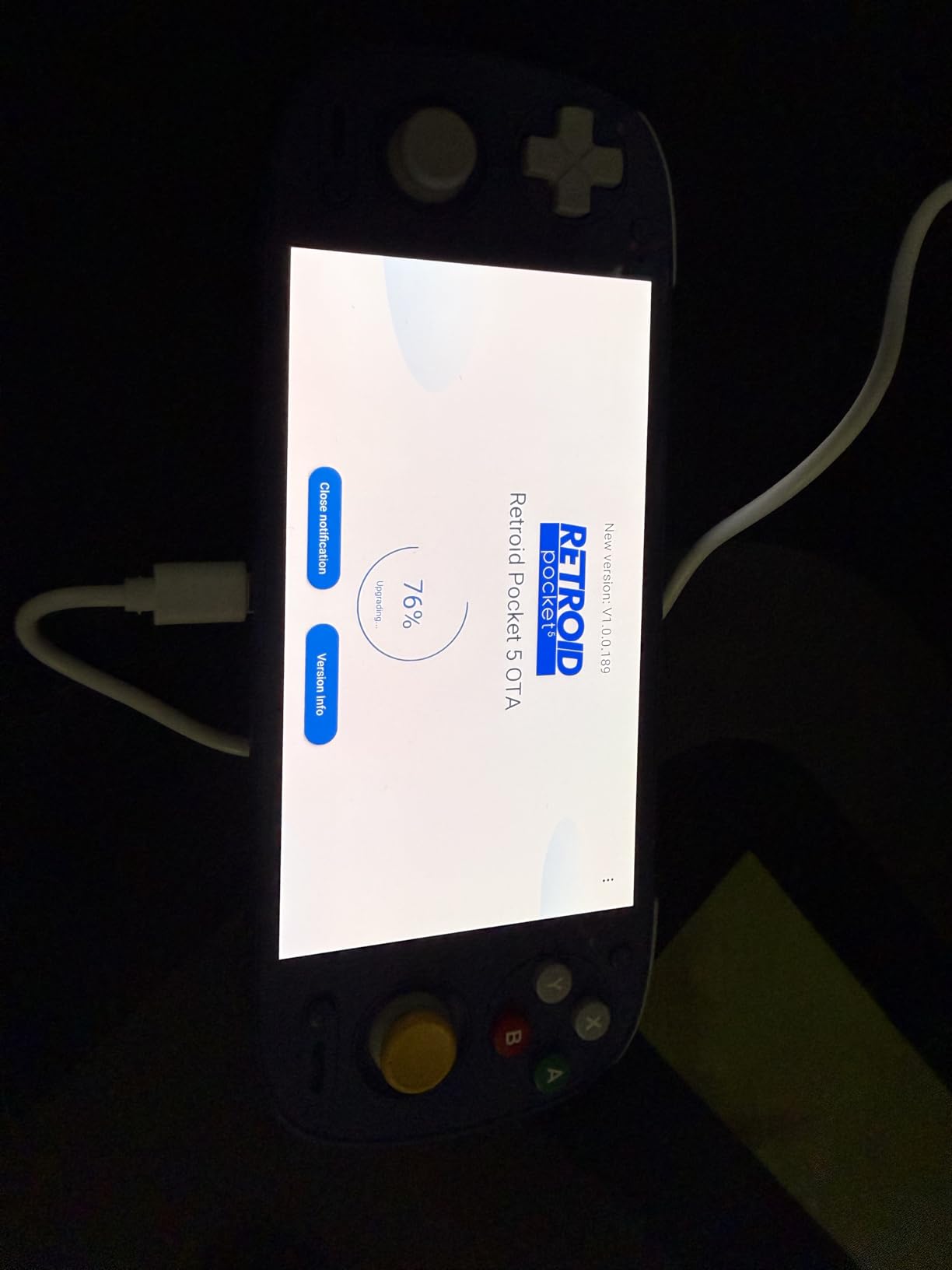 Retroid Pocket 5 Retro Handheld Game Console, 8+128G, 5.5-inch touchscreen 1080p Portable Android Gaming Handheld with Adreno 650 GPU & WiFi 6/BT5.1, Snapdragon 865 Processor, Android 13 (GC) customer photo 2