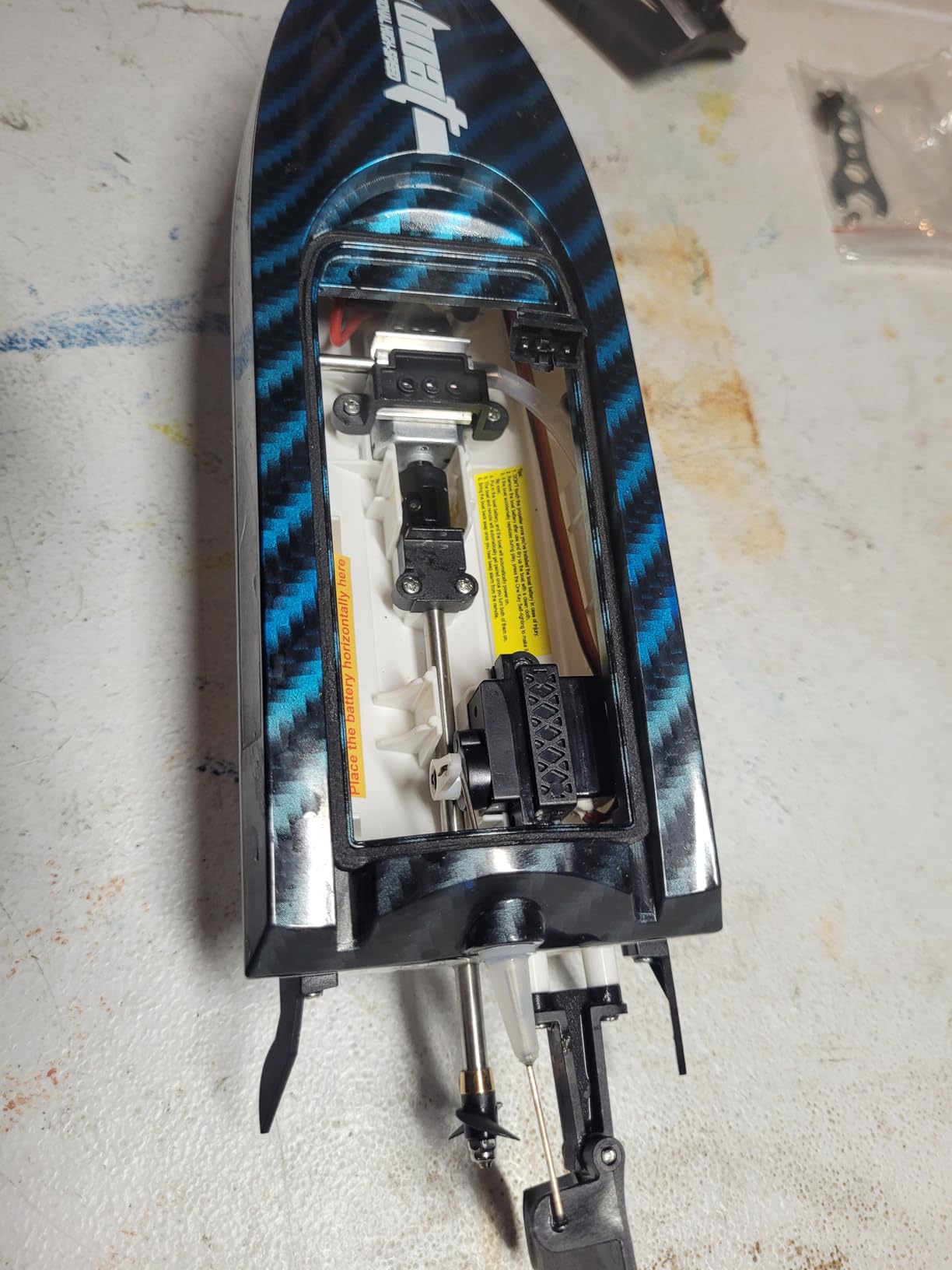 30KMH RC Remote Control Boat with 7 LED Light Modes Waterproof Electric customer photo 1
