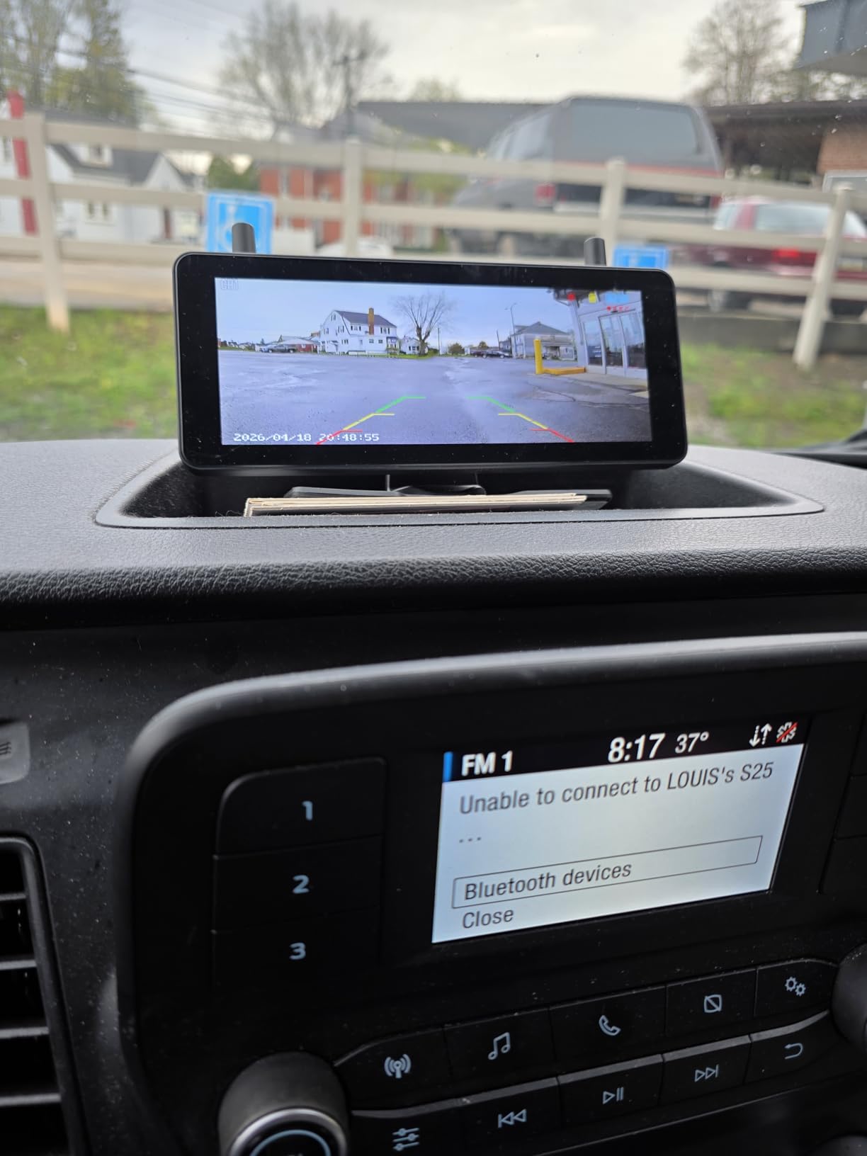 AUTO VOX Wireless Backup Camera Solar Magnetic, 7.2