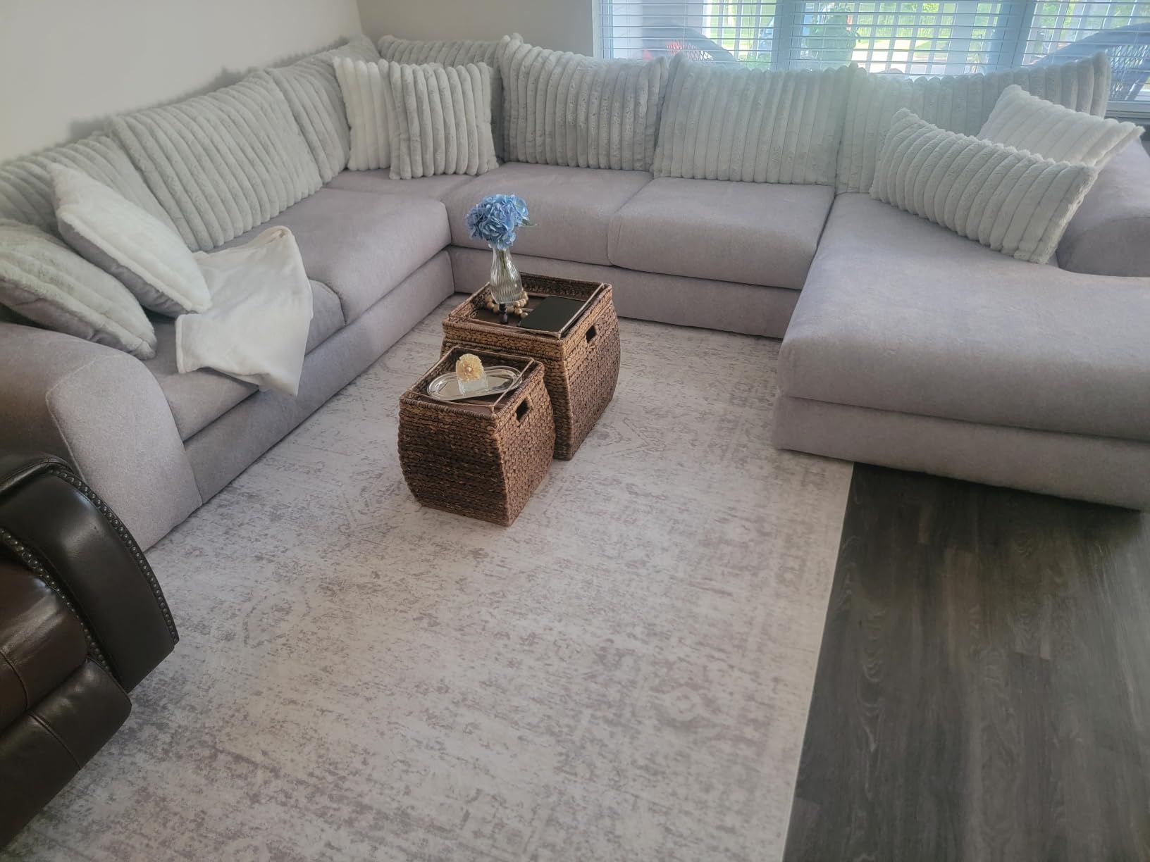 Washable Rugs 5x7 Area Rugs for Living Room,Bedroom,Dining Room Carpet customer photo 1