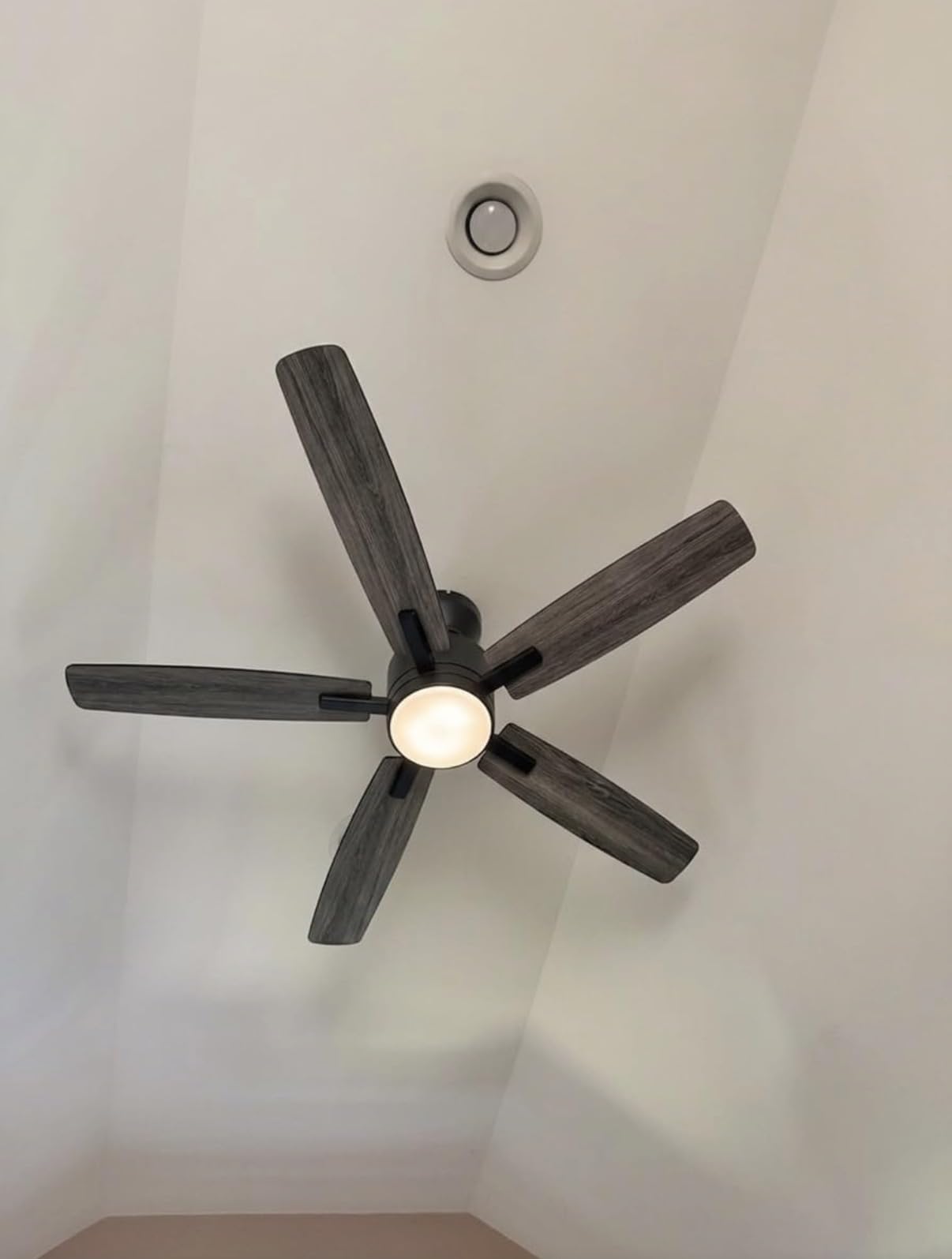Ohniyou 52'' Low Profile Ceiling Fan with Lights, Remote/APP Control, Black customer photo 2