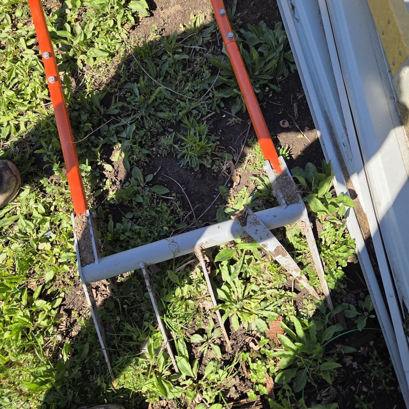 Broadfork 5-Tine Broad Fork for Gardening Ergonomic U-Shaped Design customer photo 2