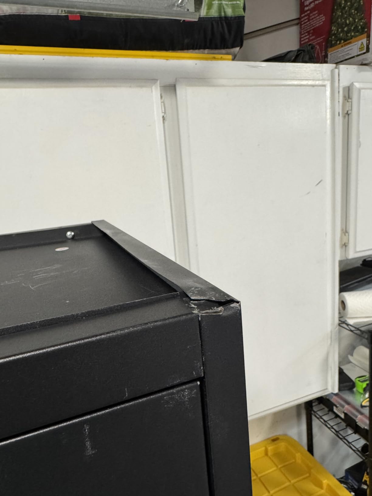 Yizosh Metal Garage Storage Cabinet with Locking Doors and Adjustable Shelves, 74