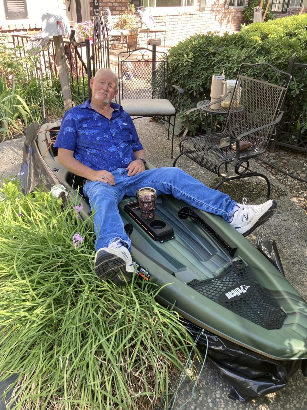Pelican Sentinel 100X - Angler Sit on top Fishing Kayak - Lightweight - Ergolounge Seating System customer photo 2