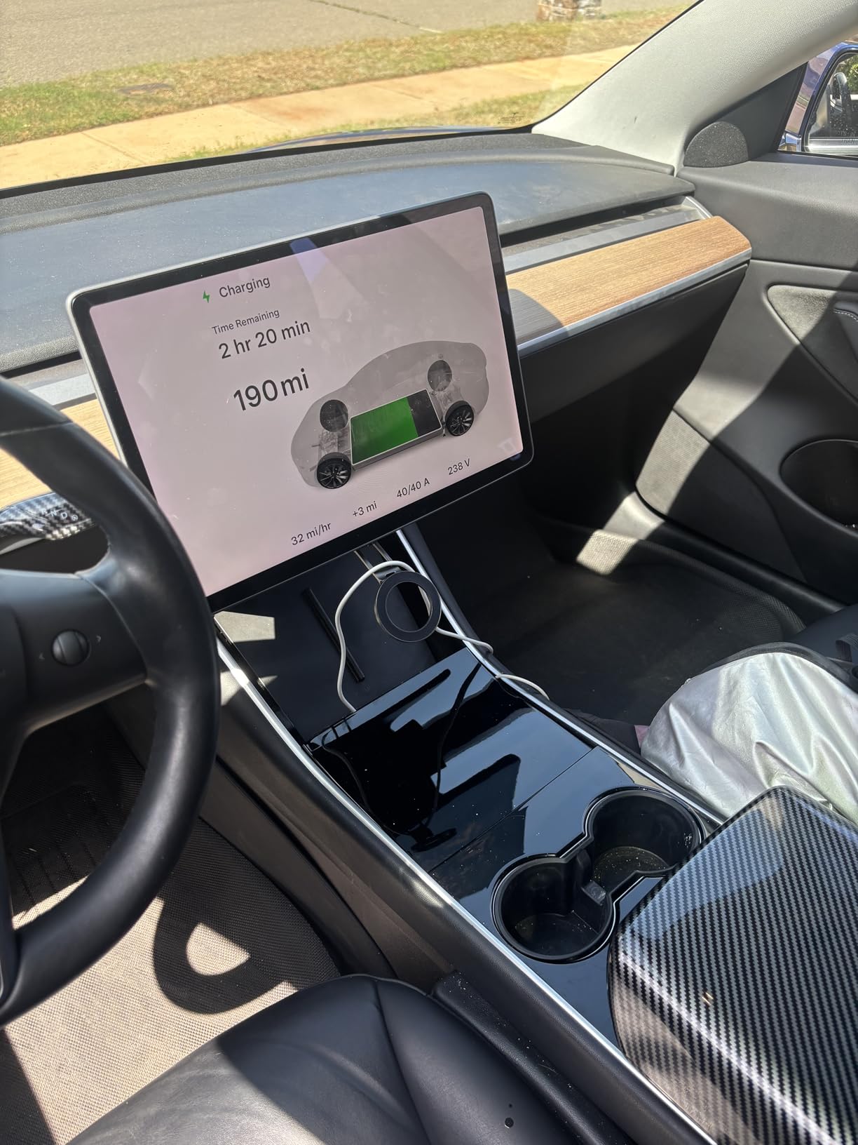 EVDANCE Level 2 EV Charger for Tesla, 40A / 9.6kW Fast Home EV Charging Station with NEMA 14-50 Plug, 25FT Cable, Adjustable Current & Delay Timer, Compatible with All Tesla Model 3/Y/S/X (NACS Plug) customer photo 2