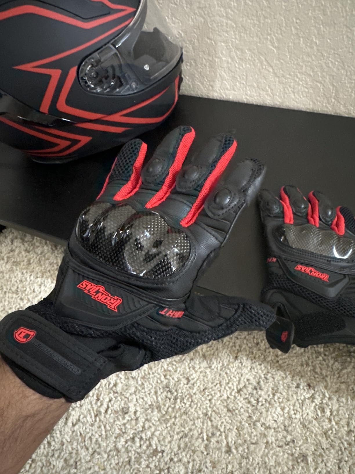 BORLENI Summer Motorcycle Gloves for Men and Women Touchscreen Biker Gloves customer photo 1
