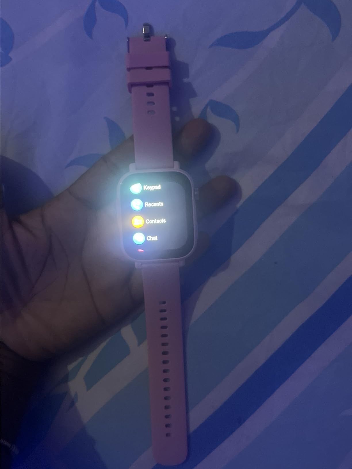 4G Kids Smart Watch Phone GPS, Smartwatch for Boys Girls Ages 4-12 Years with Video Call Chat Class Mode SOS Camera Alarm Games Parental App Touch Watch Gifts for Children (Includes SIM Card) Pink customer photo 2