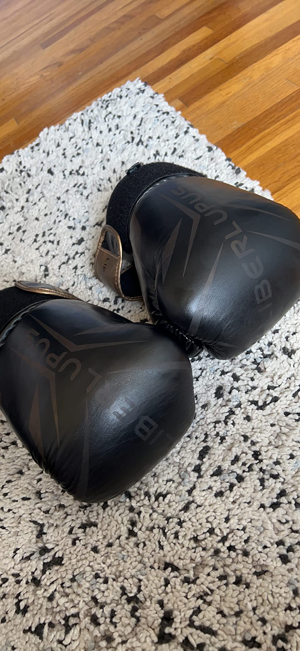 LIBERLUPUS MMA Gloves for Men – Punching Bag Gloves for Men, Open Palm Training Gloves for MMA Sparring, Kickboxing, Muay Thai, Youth Self-Defense, Durable Synthetic Leather with Wrist Support customer photo 2
