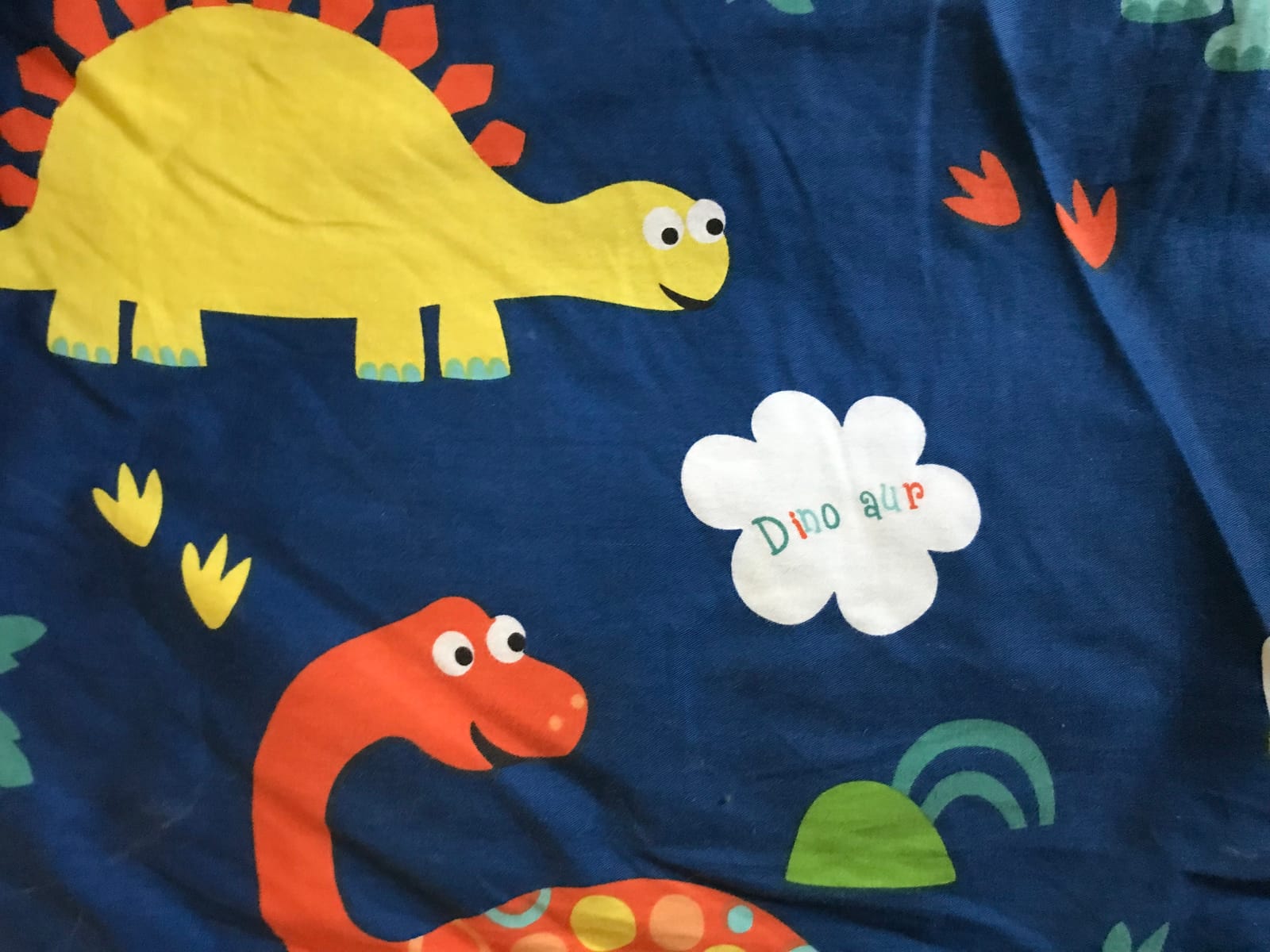 Sivio Weighted Blanket for Sleep, 5lbs, 36 x 48 inches, Blue Dinosaur customer photo 2