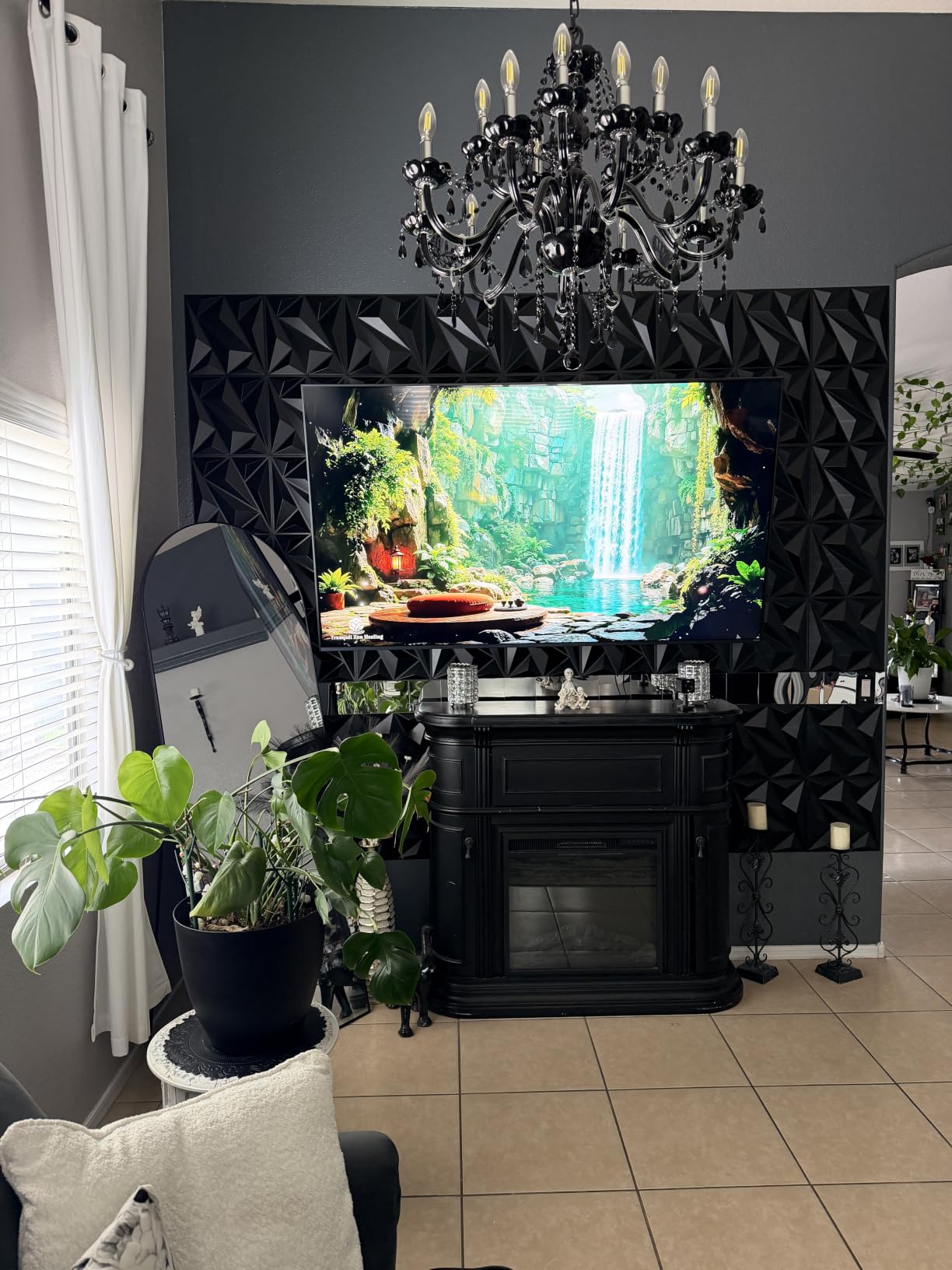Art3dwallpanels 50 Pack Wall Panels for Interior Wall Decor, Black customer photo 1