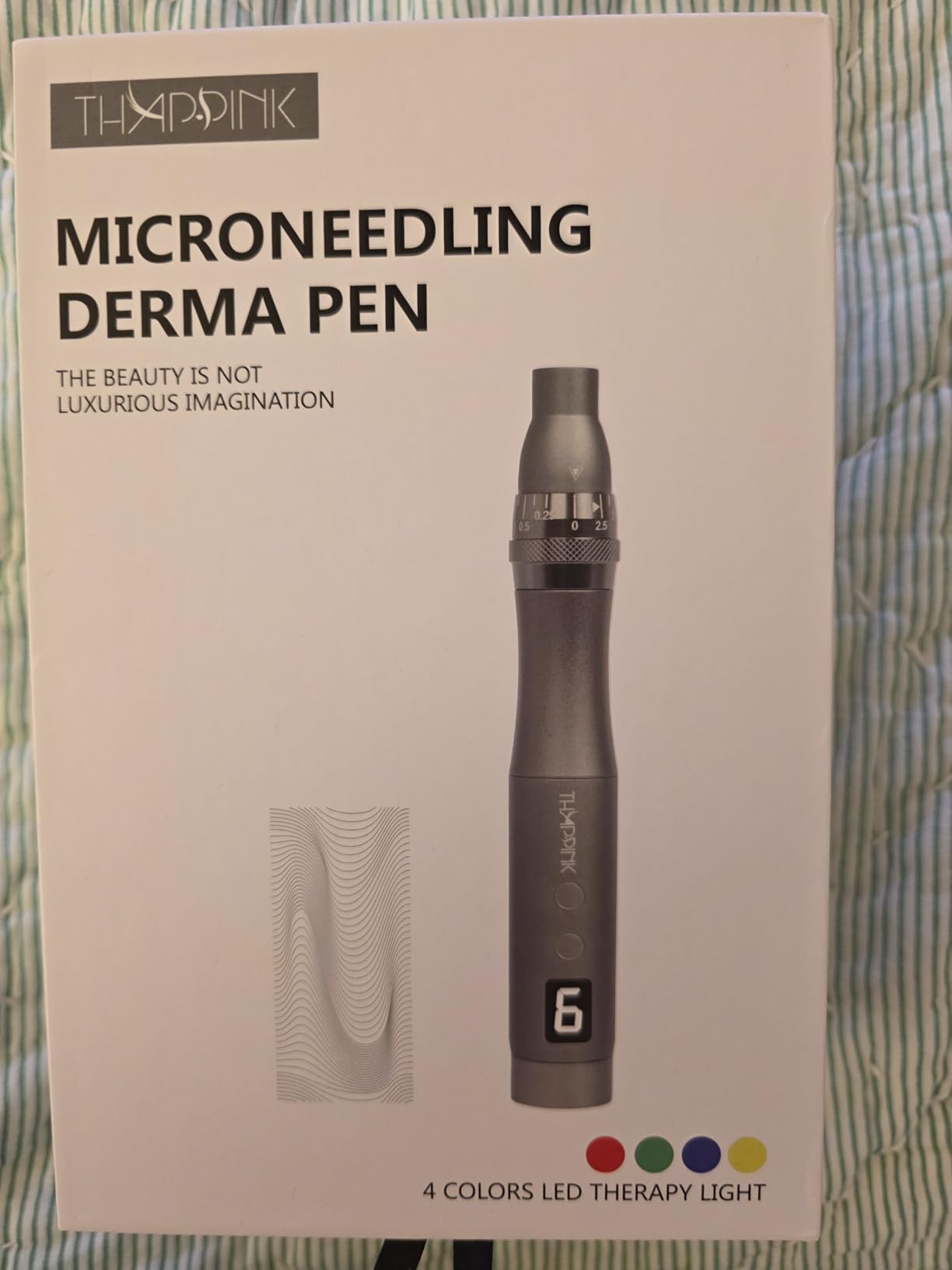 Microneedling Pen Microneedle Derma Roller Pen for Face Skin, Microneedle Micro Needle Roller 0.25mm Dermabrasion Roller for Men and Women Home Use customer photo 1