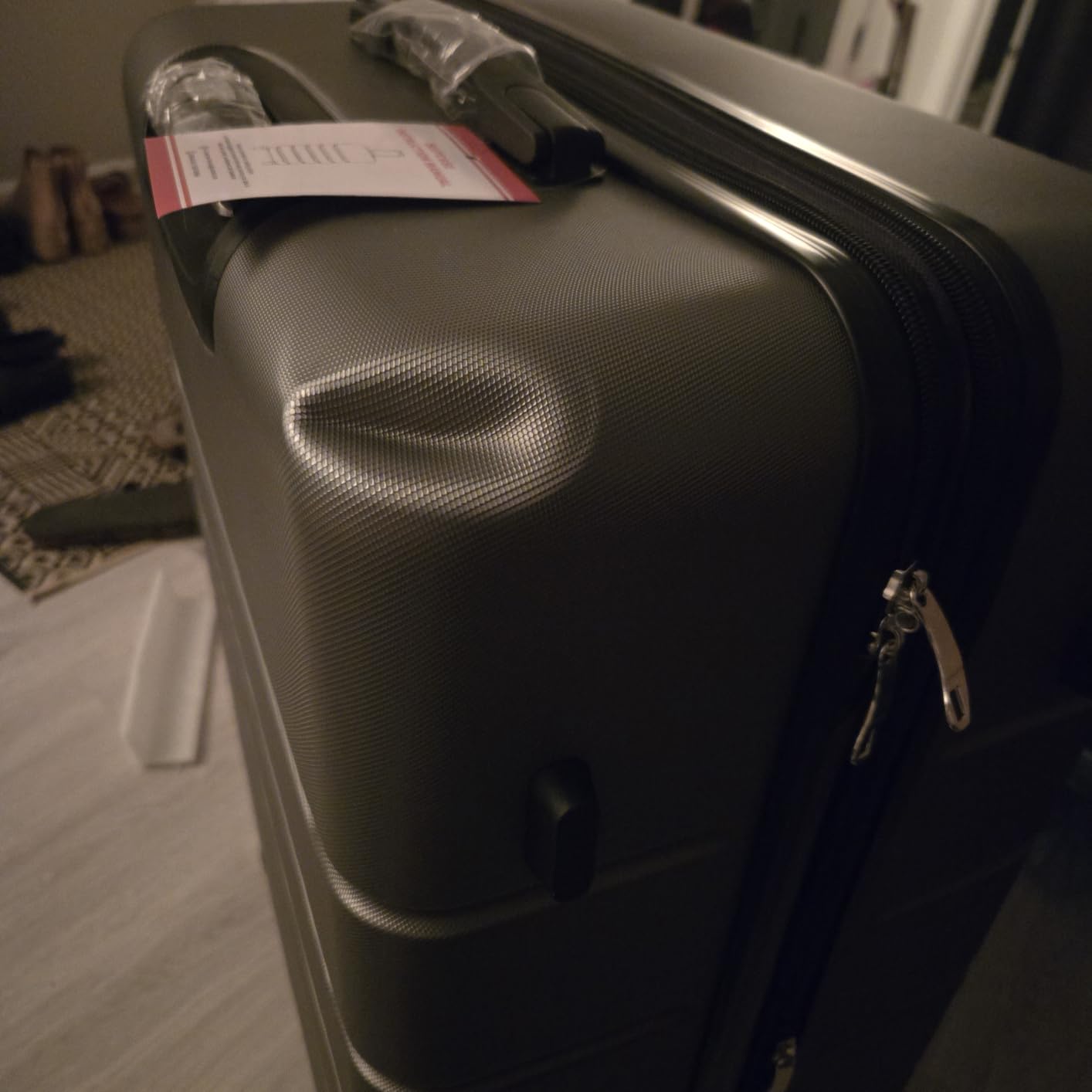 Sweetcrispy 3 Piece Luggage Set, Expandable Suitcase with Spinner Wheels customer photo 1