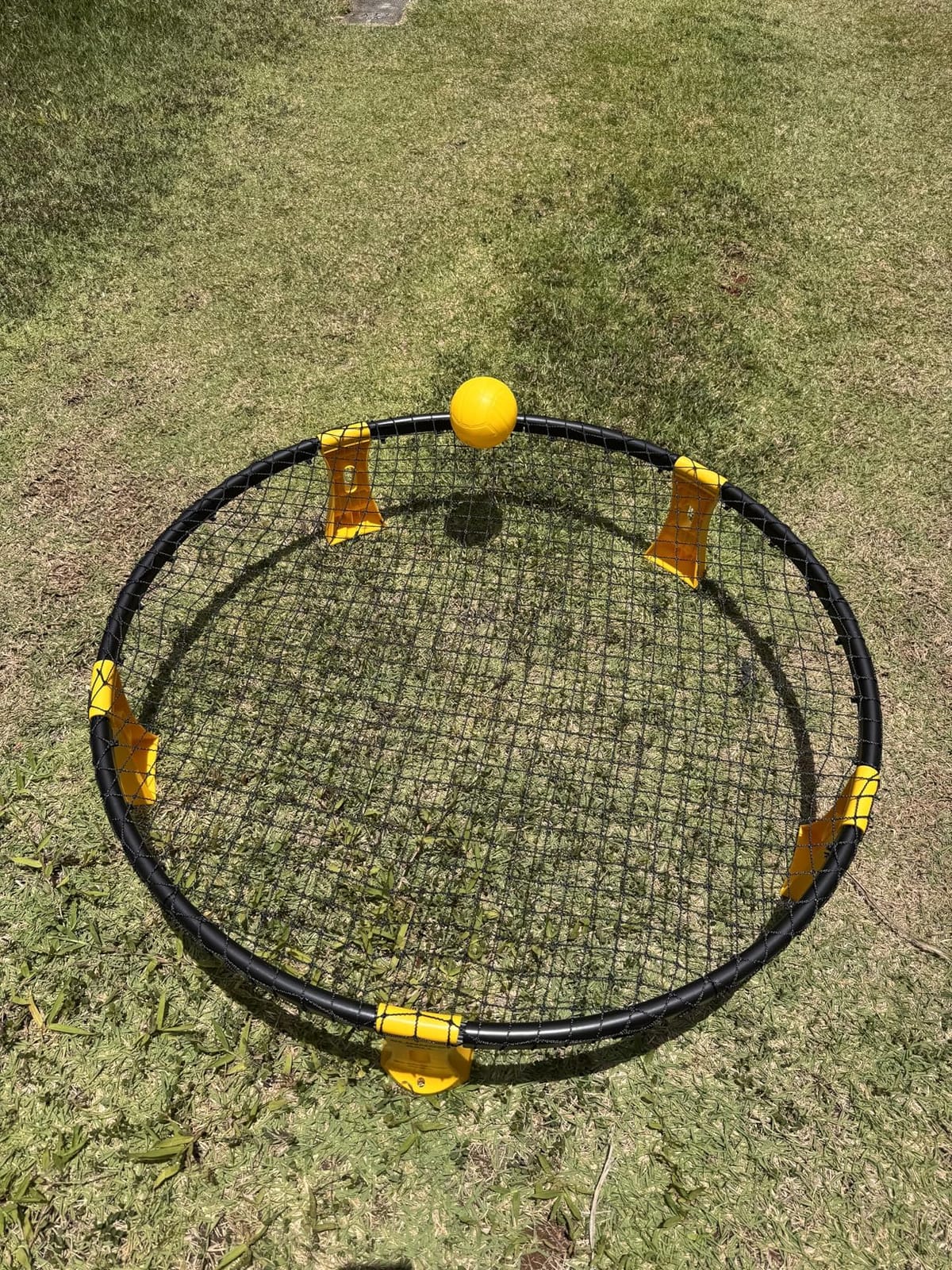 Roundnet Game Set with Balls and Patented Net, Lawn, Beach, Backyard Outdoor Game for Adults and Family customer photo 1