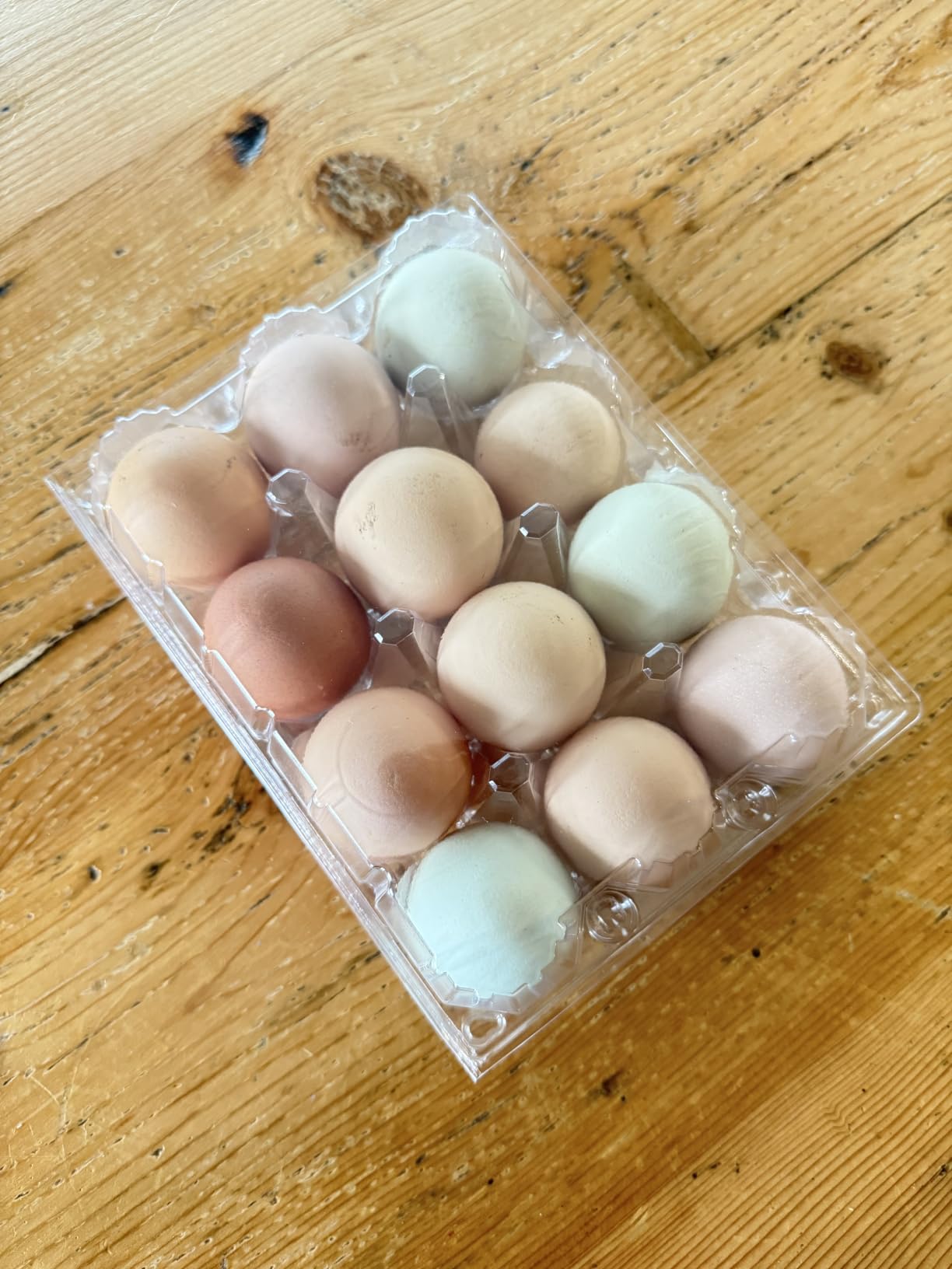 100 Pack Clear Plastic Egg Cartons, Reusable Stackable Egg Containers for Farm, Market & Fridge Storage, 3×4 Grid customer photo 1