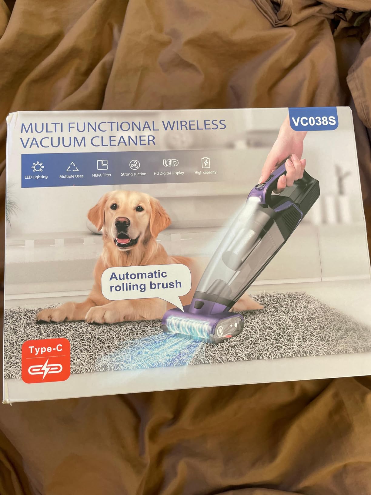 Pet Hair Handheld Vacuum Cordless: 20000PA Rechargeable Car Vacuum Cleaner customer photo 1