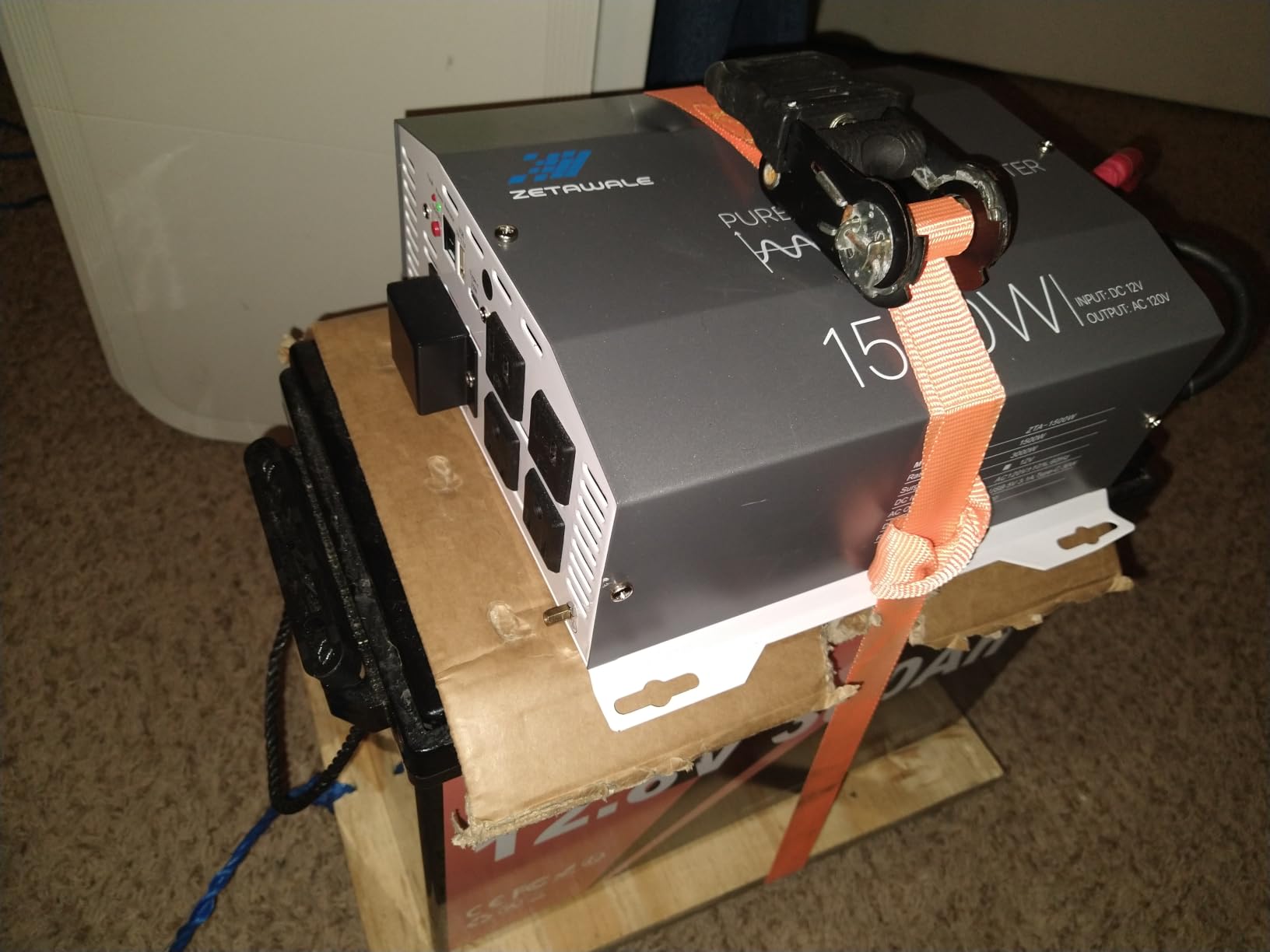 48V 4000W Pure Sine Wave Inverter 48V DC to 120V AC Converter, 8000W Peak customer photo 2