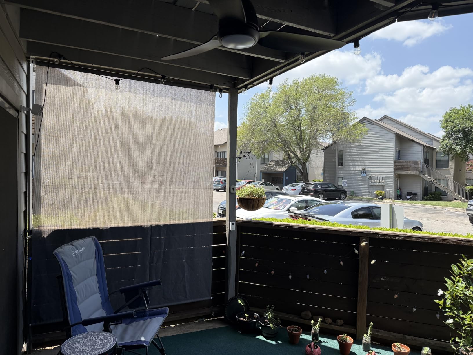 SEEYE Outdoor Sunshade Roller Shades 48