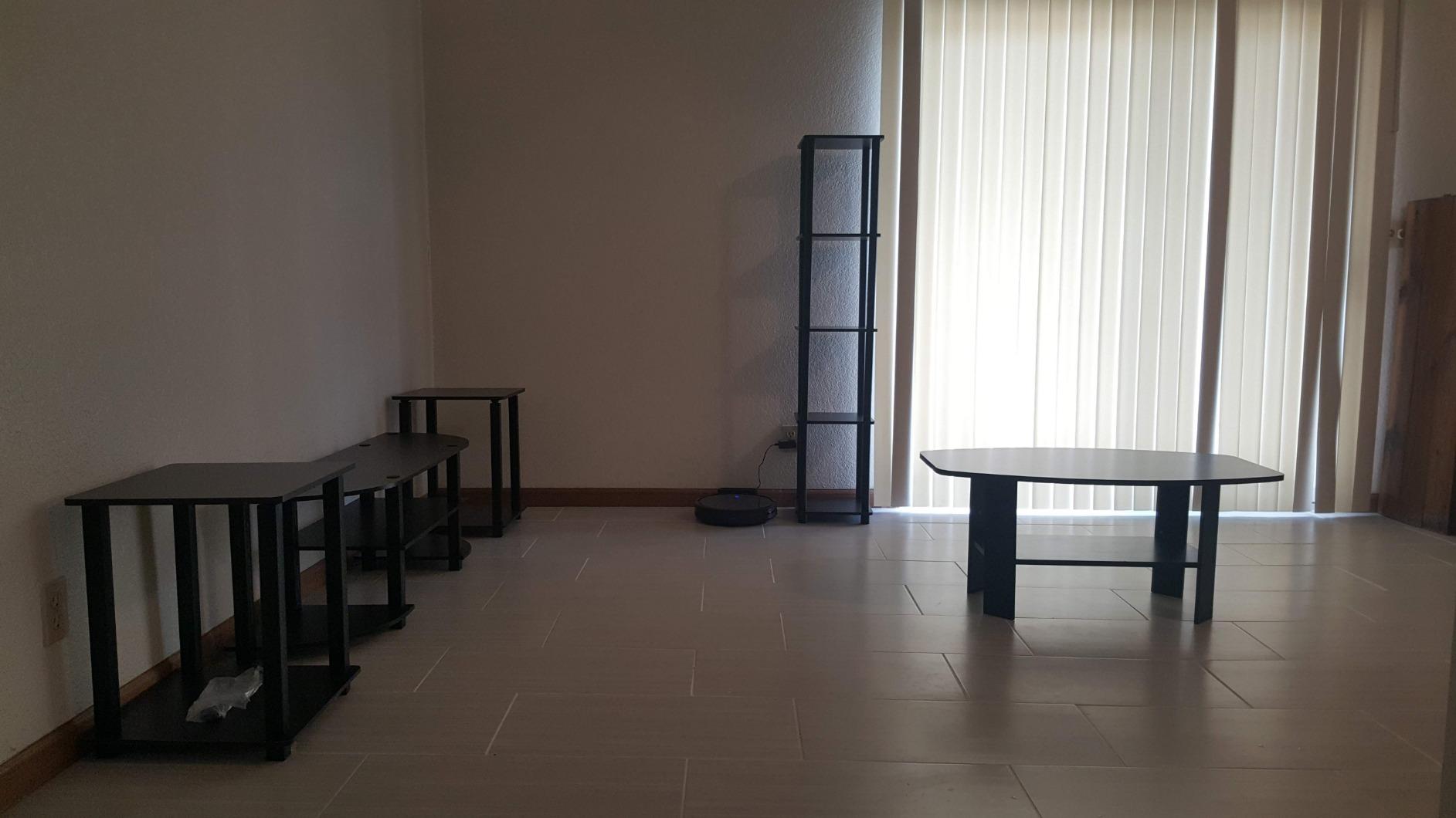 Furinno Simple Design Hexagon Coffee Table with Open Shelf, Americano customer photo 1