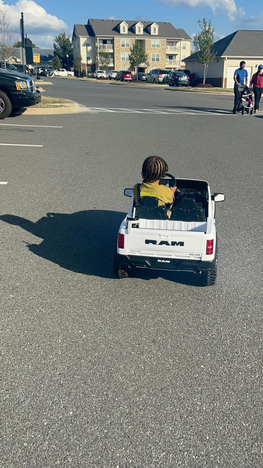 First Ride On 2 Seater Electric Car for Kids, Licensed RAM 1500 RHO 24V Ride on Truck w/Remote Control, Kids Ride on Toys w/Bluetooth, LED Lights, Spacious Truck Bed, Gear Shifter customer photo 2