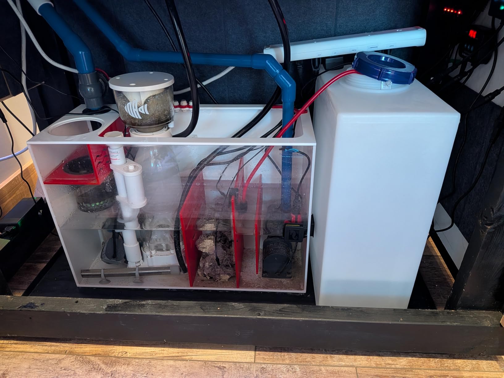 IOAOI Protein Skimmer for Saltwater Aquariums, for 90-120 Gals Fish Tanks, DC Needle-Wheel Pump, in Sump Use customer photo 2