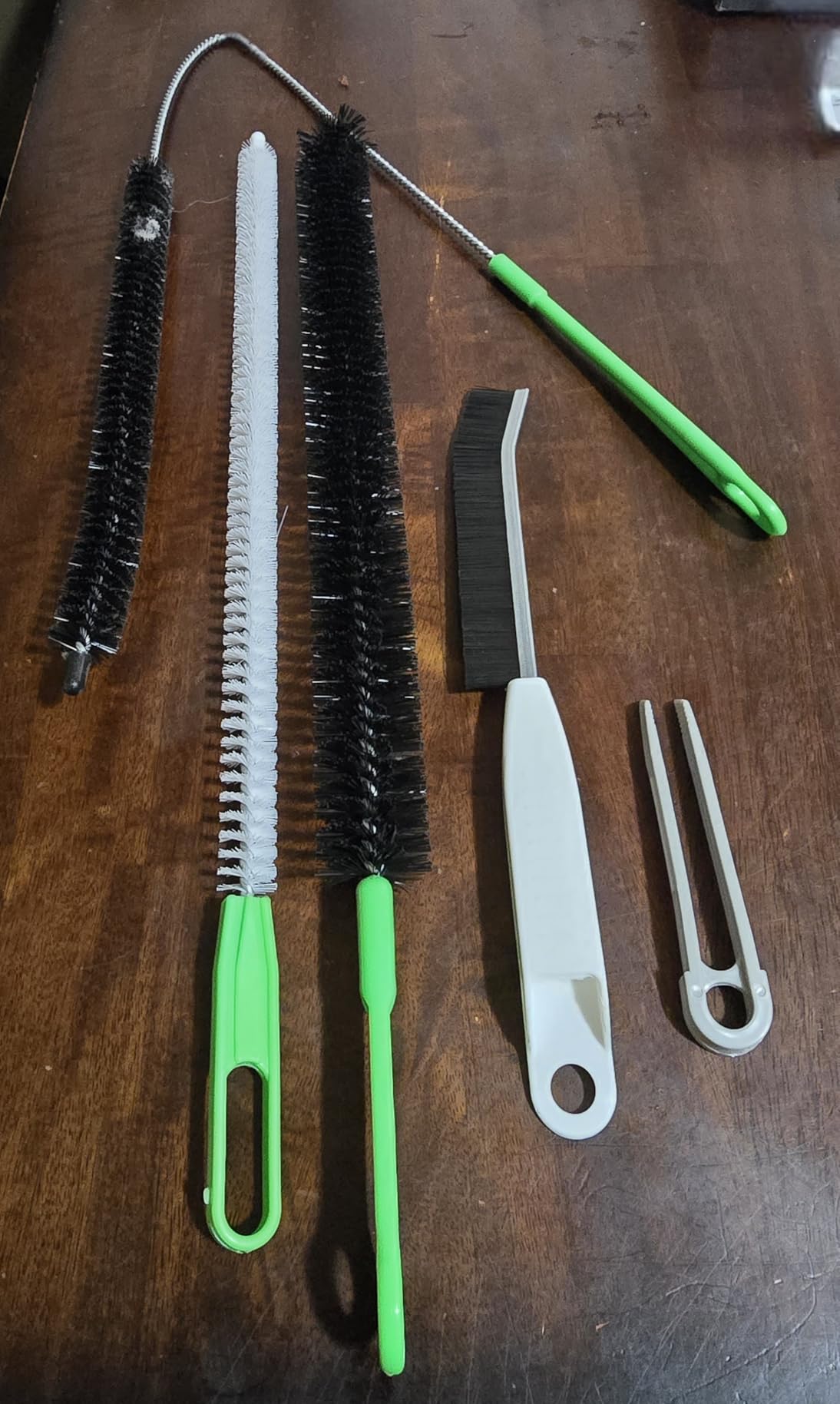 4pcs Flexible Cleaning Brush Set for Dryer Vents, Fridge Coils, HVAC Systems & Tight Spaces – Multi-Use Lint and Dust Remover with Crevice Brush and Detailing Tools customer photo 1