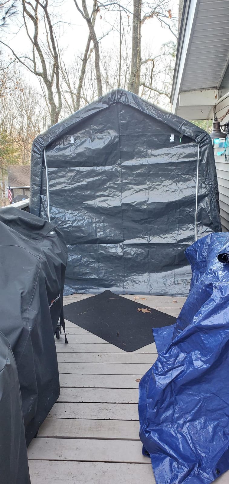 Quictent Heavy Duty 8x14FT Carport Storage Shelter with Roll-Up Door&Vents customer photo 2